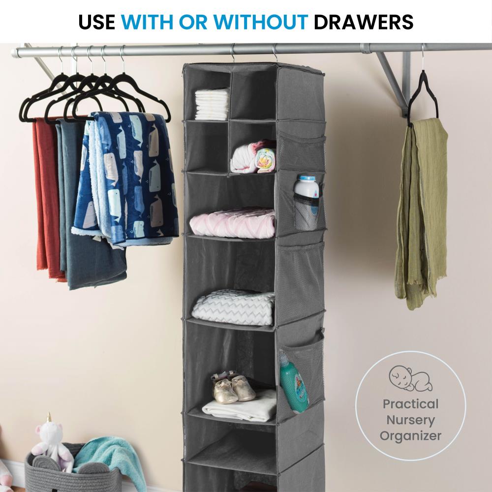 Osto 7-shelf Hanging Closet Organizer With Shelves, Bins, And