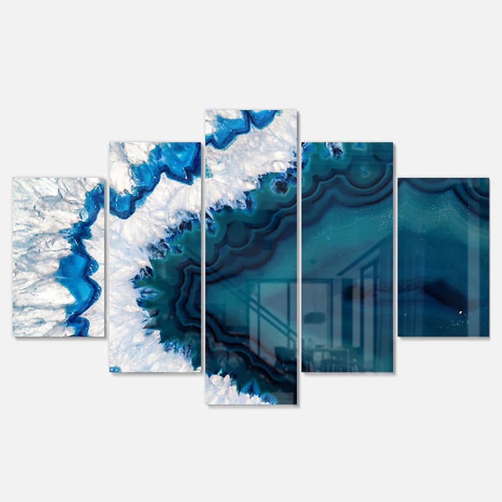 Designart MT14377-373 32-in H x 60-in W Abstract Metal Print