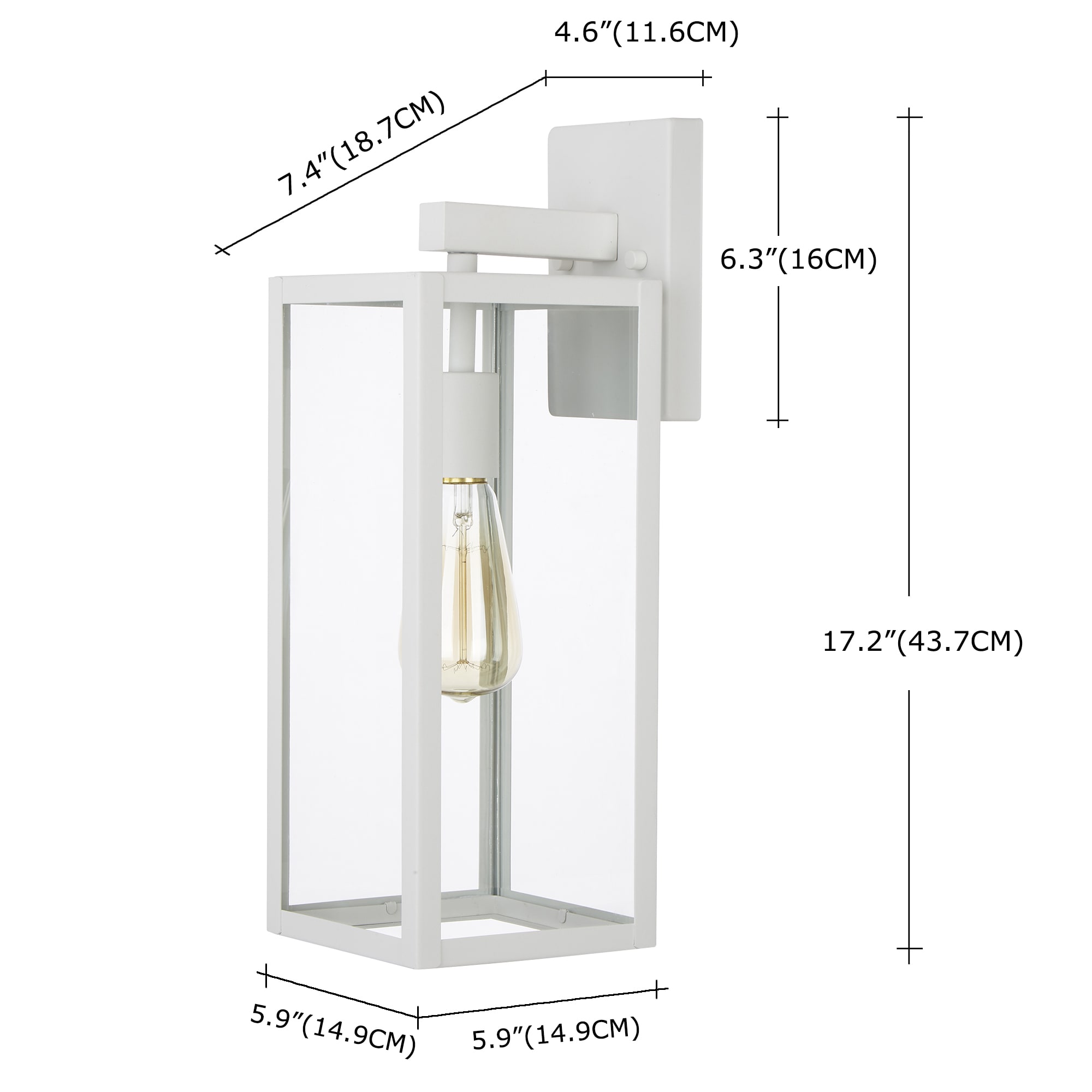 Hukoro F88712-WH Outdoor-Wall-Lighting - View #2