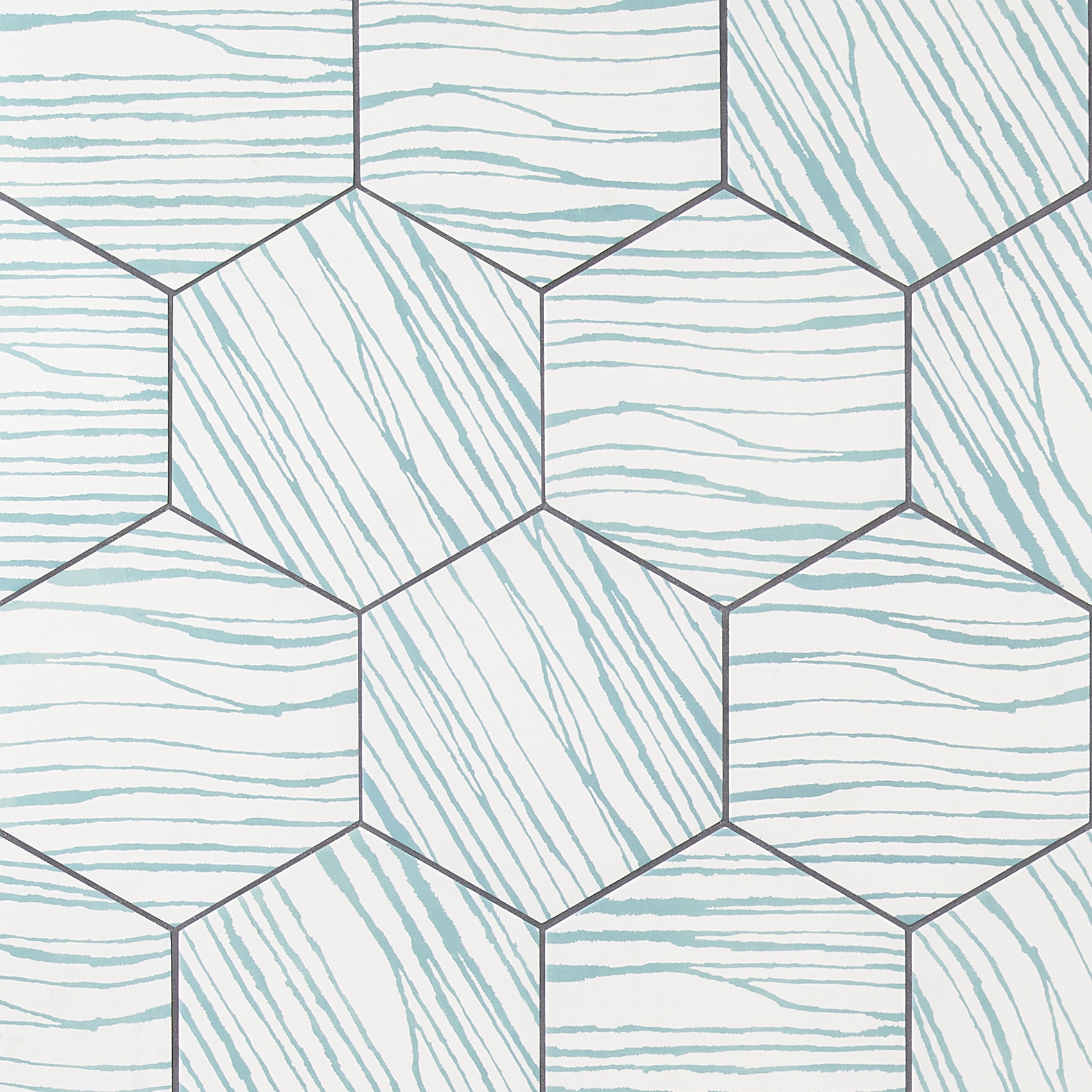 Artmore Tile EXT3RD107884 Modern Hex Zen White 8-in x 9-in Matte Porcelain Encaustic Hexagon Standard Floor and Wall Tile ( 9.03-sq ft Carton )