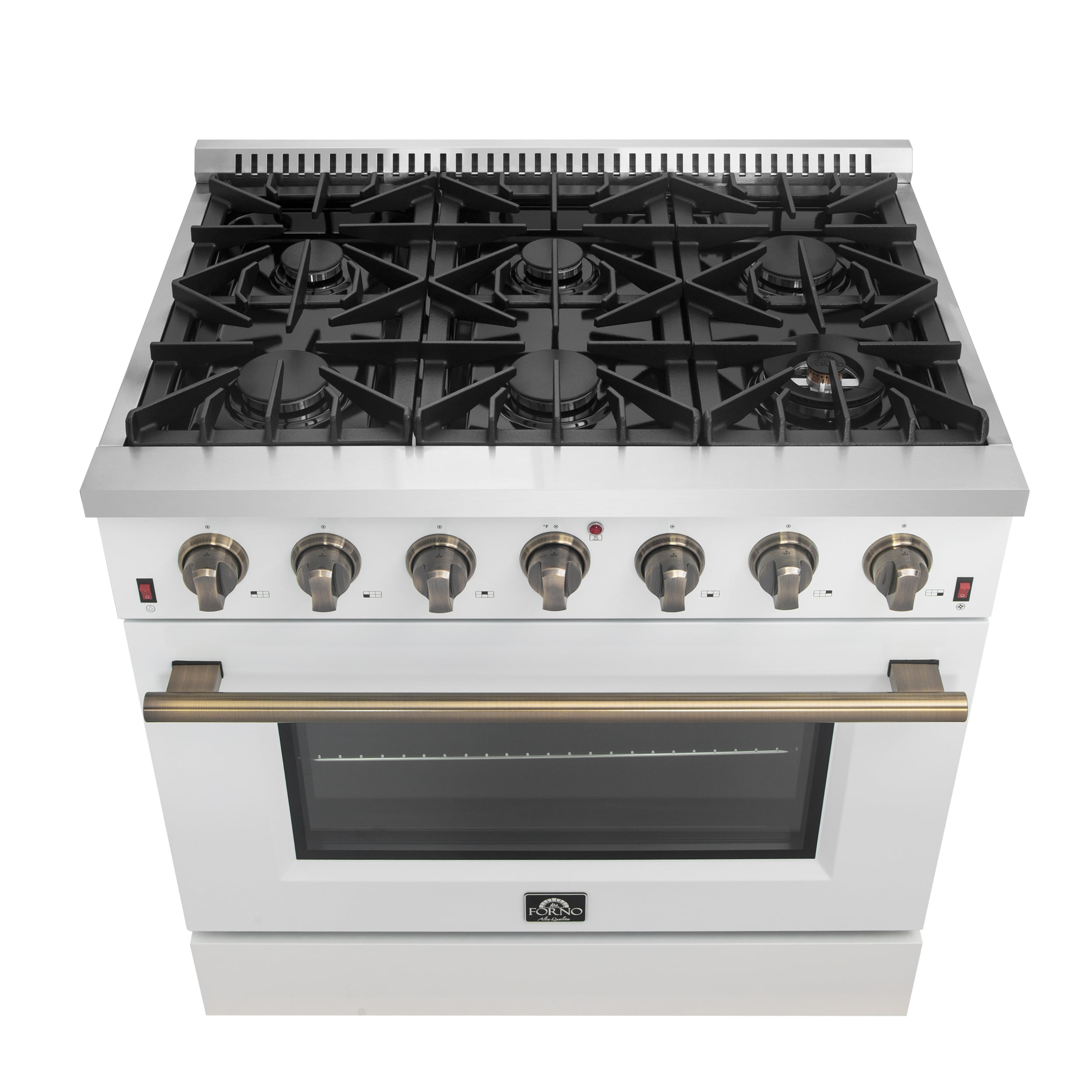 FORNO FFSGS6244-36WHT Freestanding-Gas-Ranges - View #4