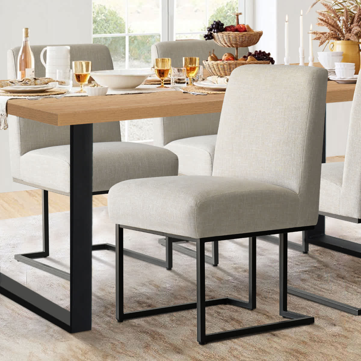 Maison Boucle RAY-2OK-MAS-CH-BEI4 Dining-Sets - View #4