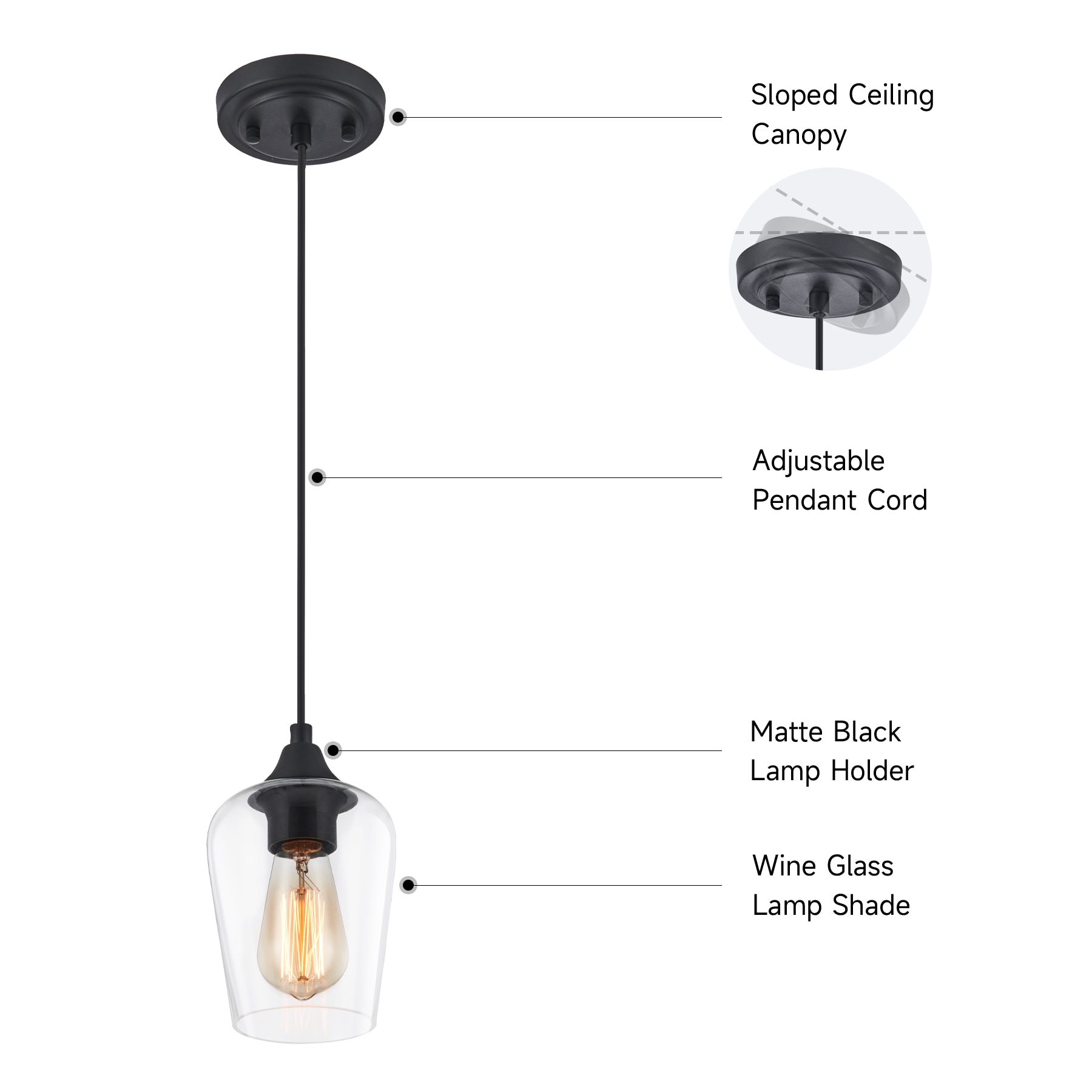 CO-Z HCF-2805-00 Pendant-Lights - View #5