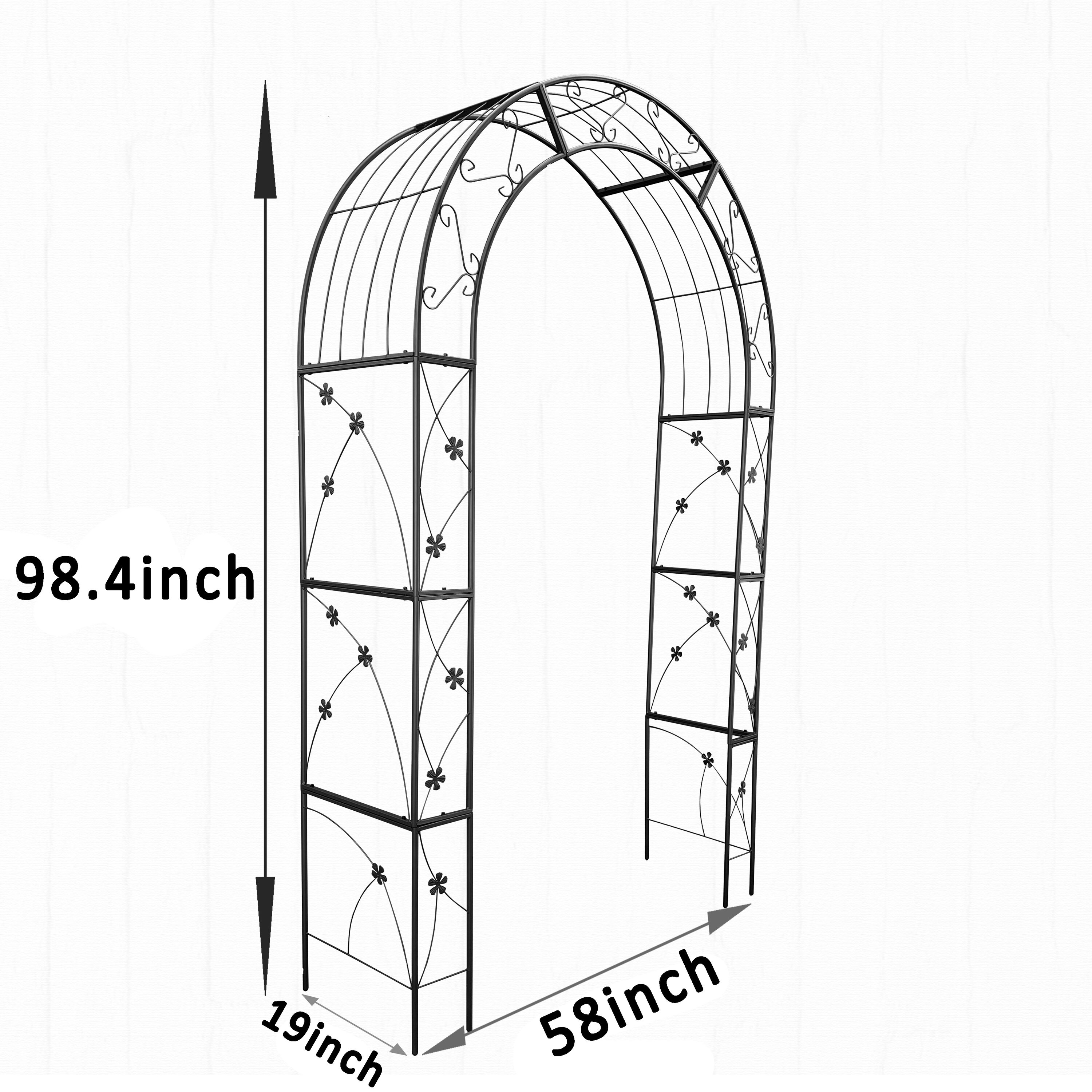 Kahomvis WS-QPT2-048 Garden-Trellis - View #3