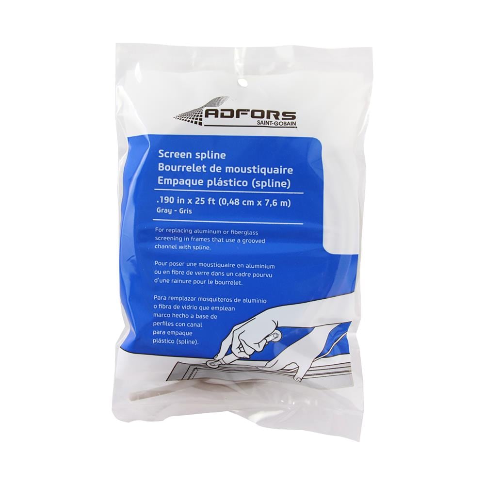 Saint-Gobain ADFORS 70066 .190-in x 25-ft Gray Spline