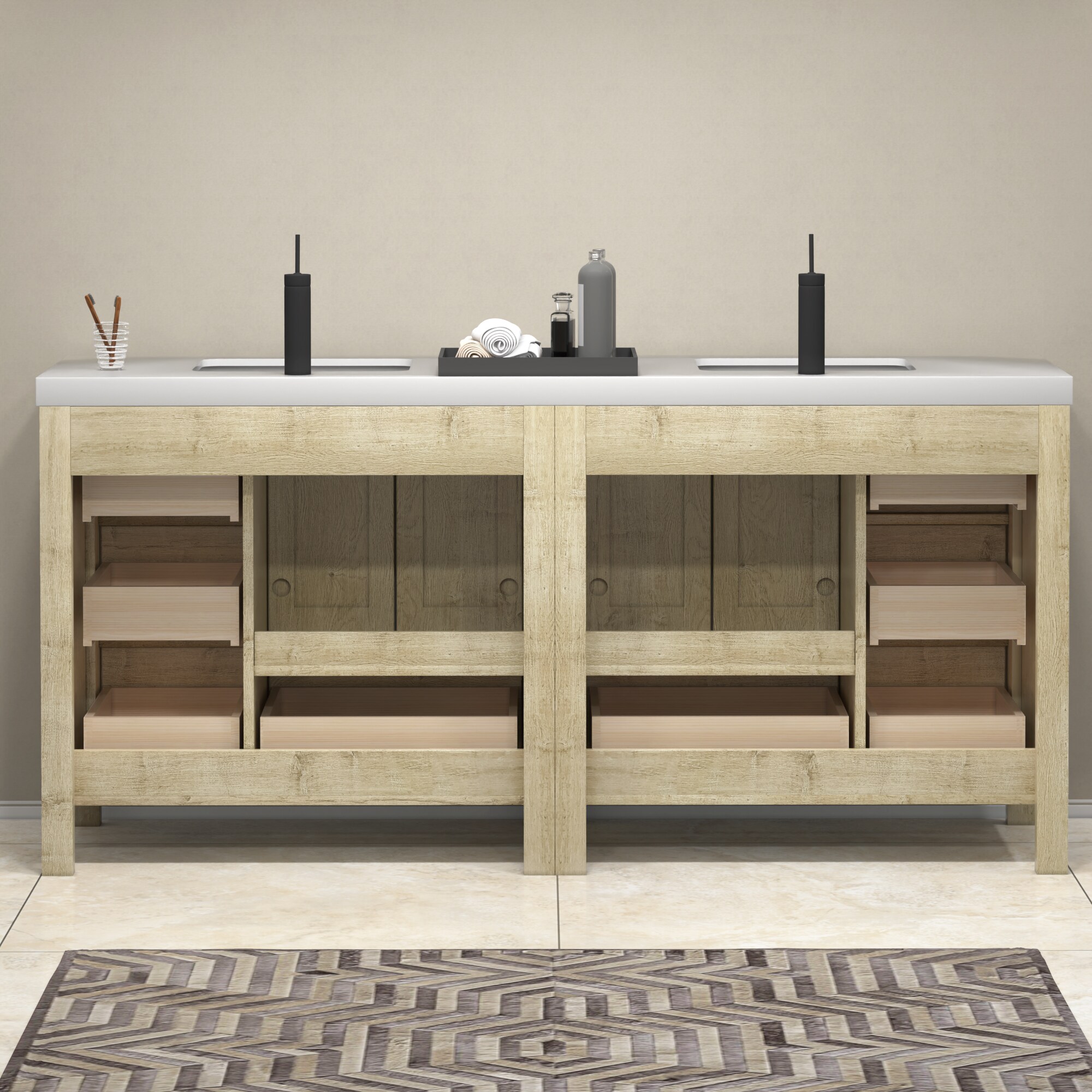 BV Better Vanity VIV72D-WO Bath-Vanity-Combo - View #7