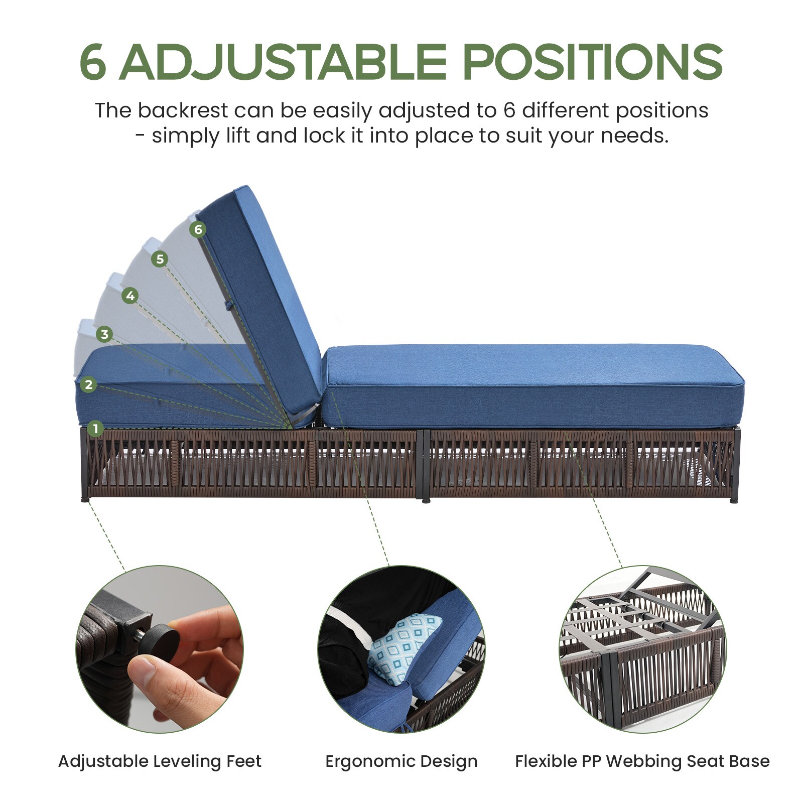 Pocassy PJ-HIBR150-1 Patio-Chairs - View #6