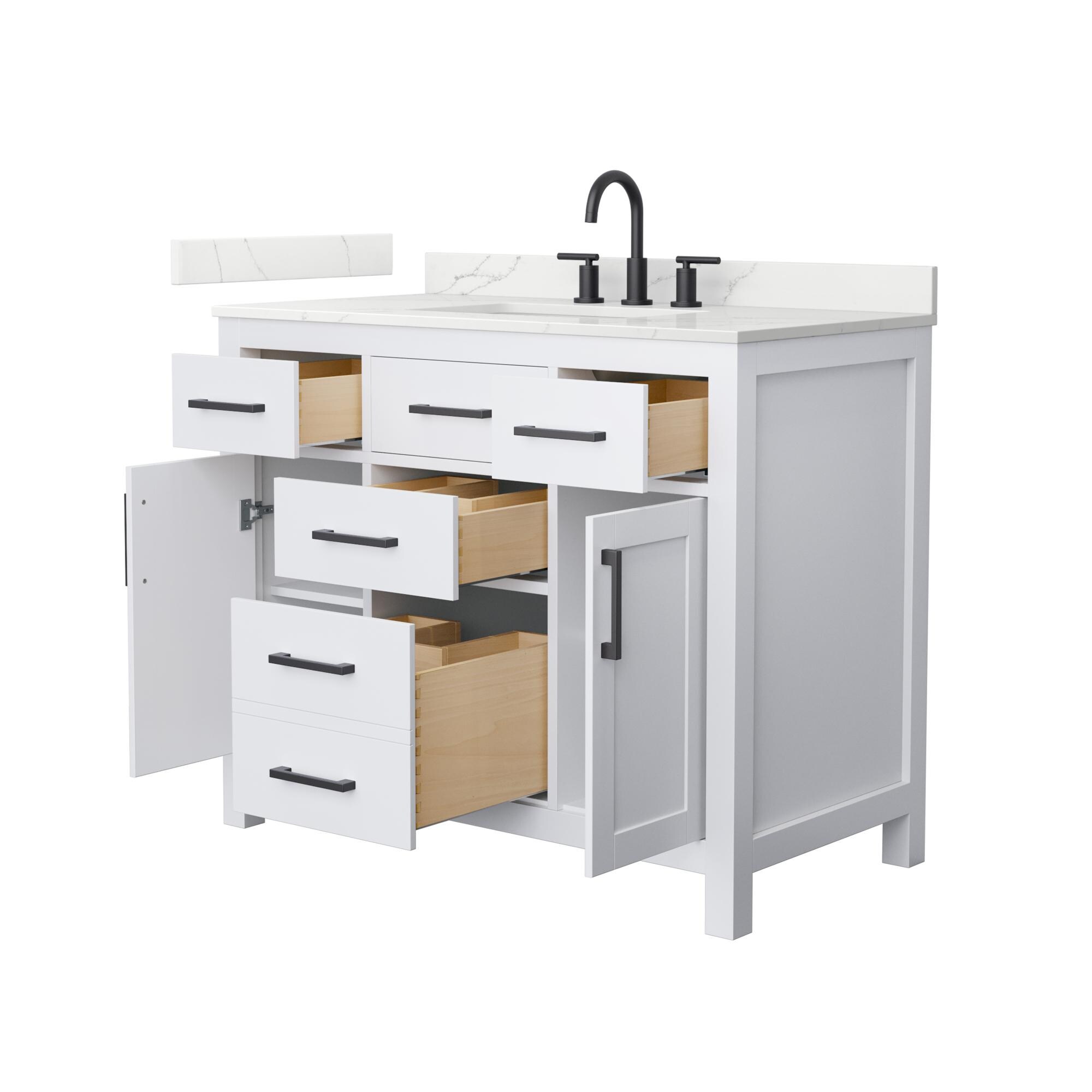 Wyndham Collection WCG242442SWBGTUS3MXX Bath-Vanity-Combo - View #2