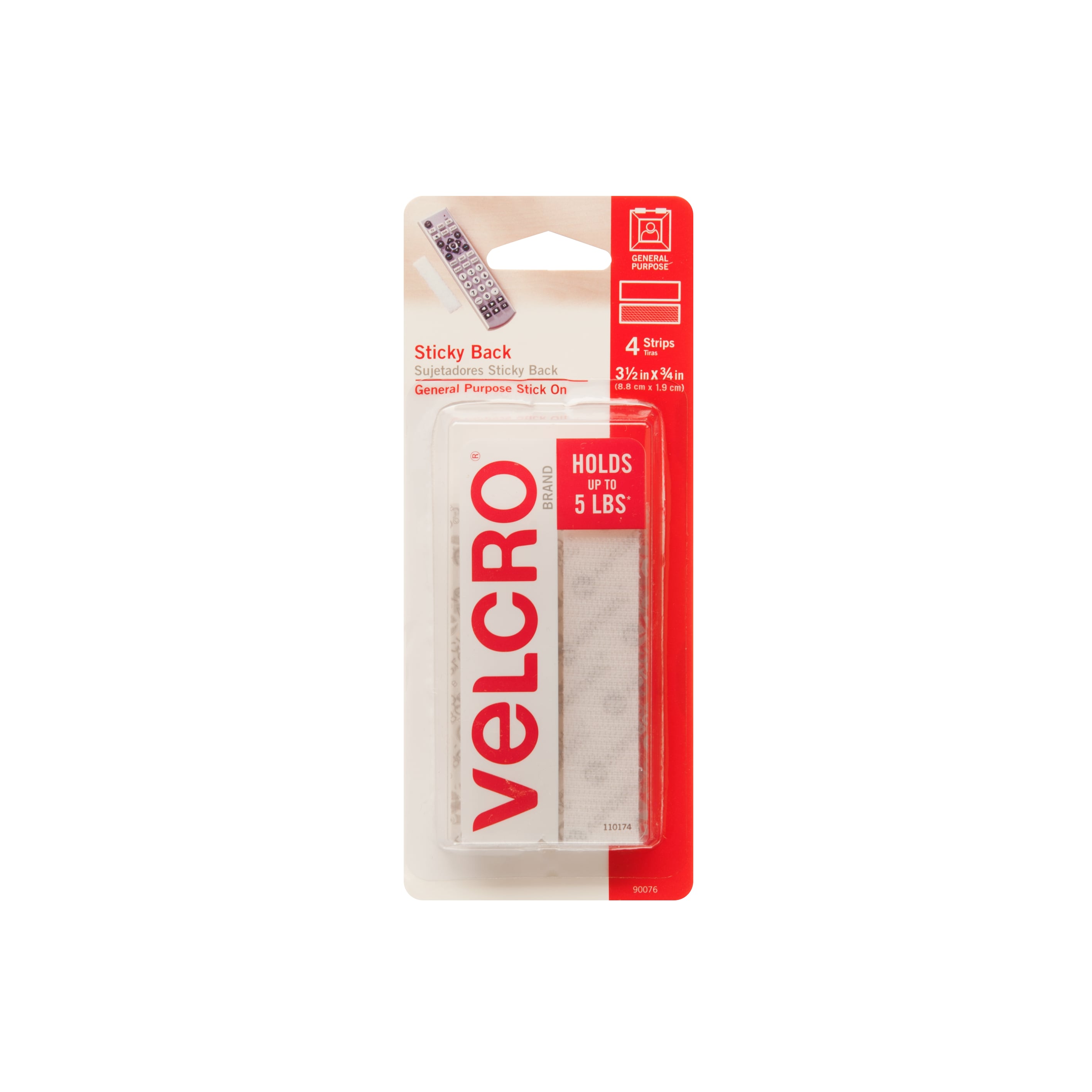 Velcro® Brand 12 x 12 Industrial Adhesive Backed Hook & Loop Sheets Set