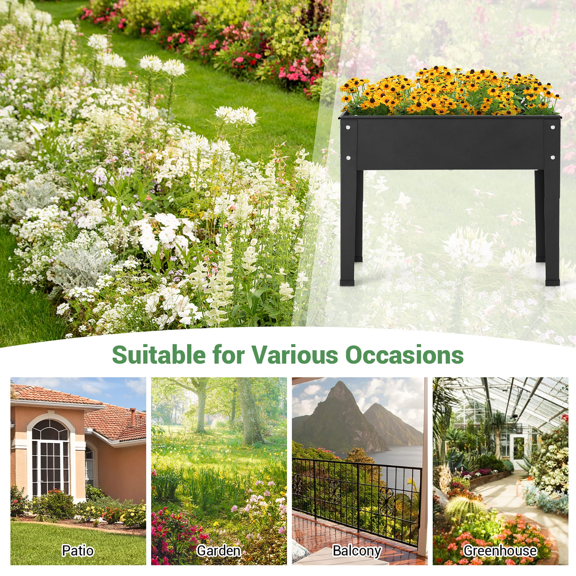 Costway LWS00553 Raised-Garden-Beds - View #6