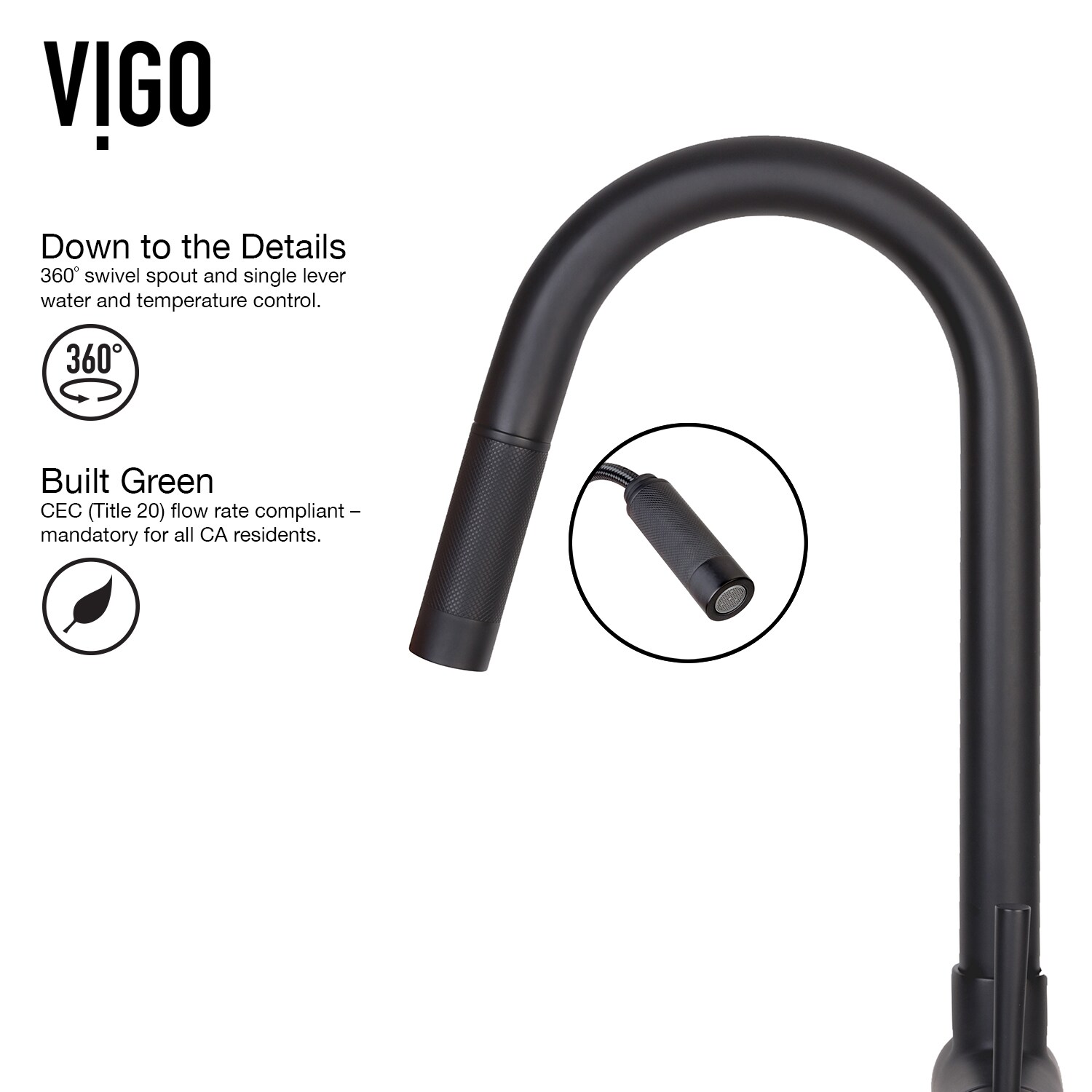 VIGO VG02008MBK6 Kitchen-Faucets - View #9