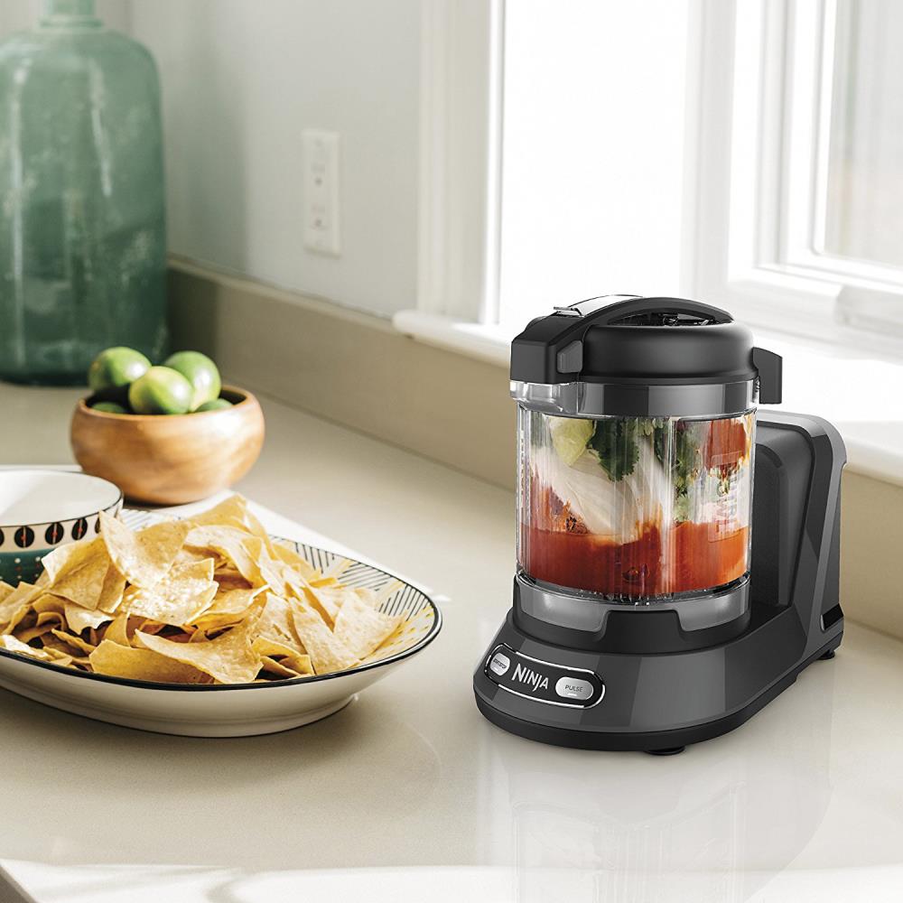 7-Cup Black Food Processor With Spiralizer