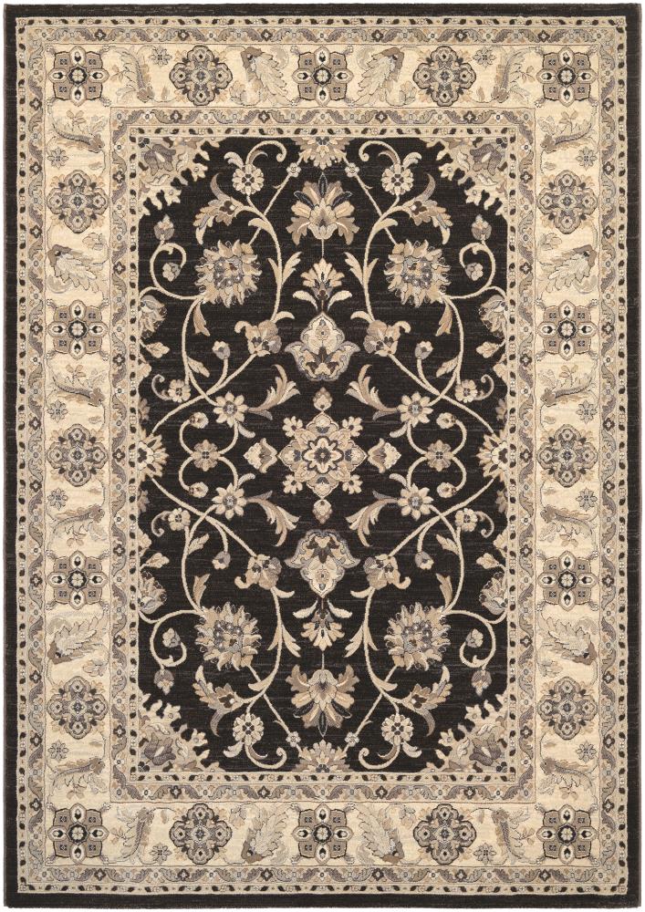 Couristan 89723363053076T EVEREST 5 x 7 (ft) Polypropylene Ebony Rectangular Indoor Area rug