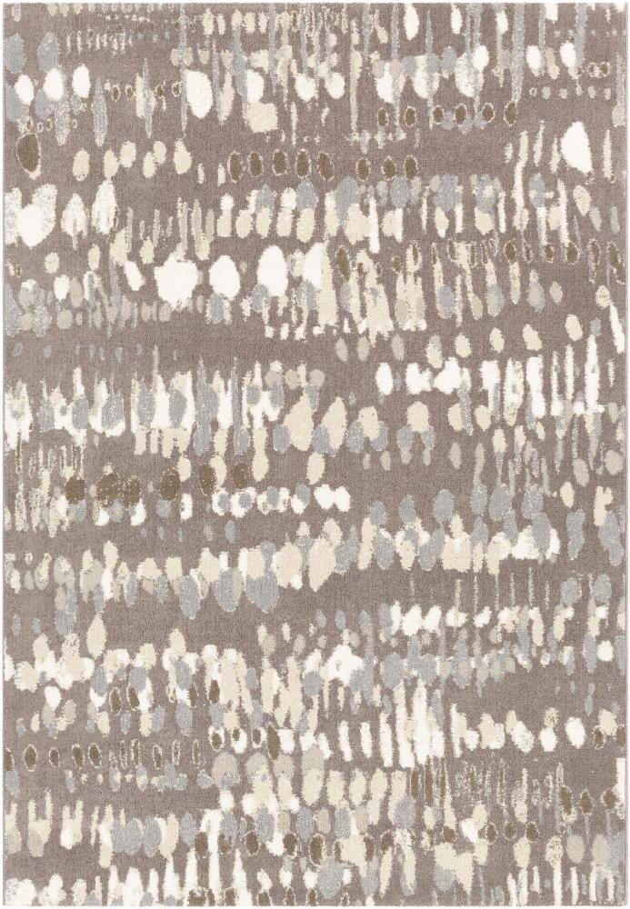 Surya APY1010-7696 Apricity 8 X 10 (ft) Tan Abstract Industrial Area Rug