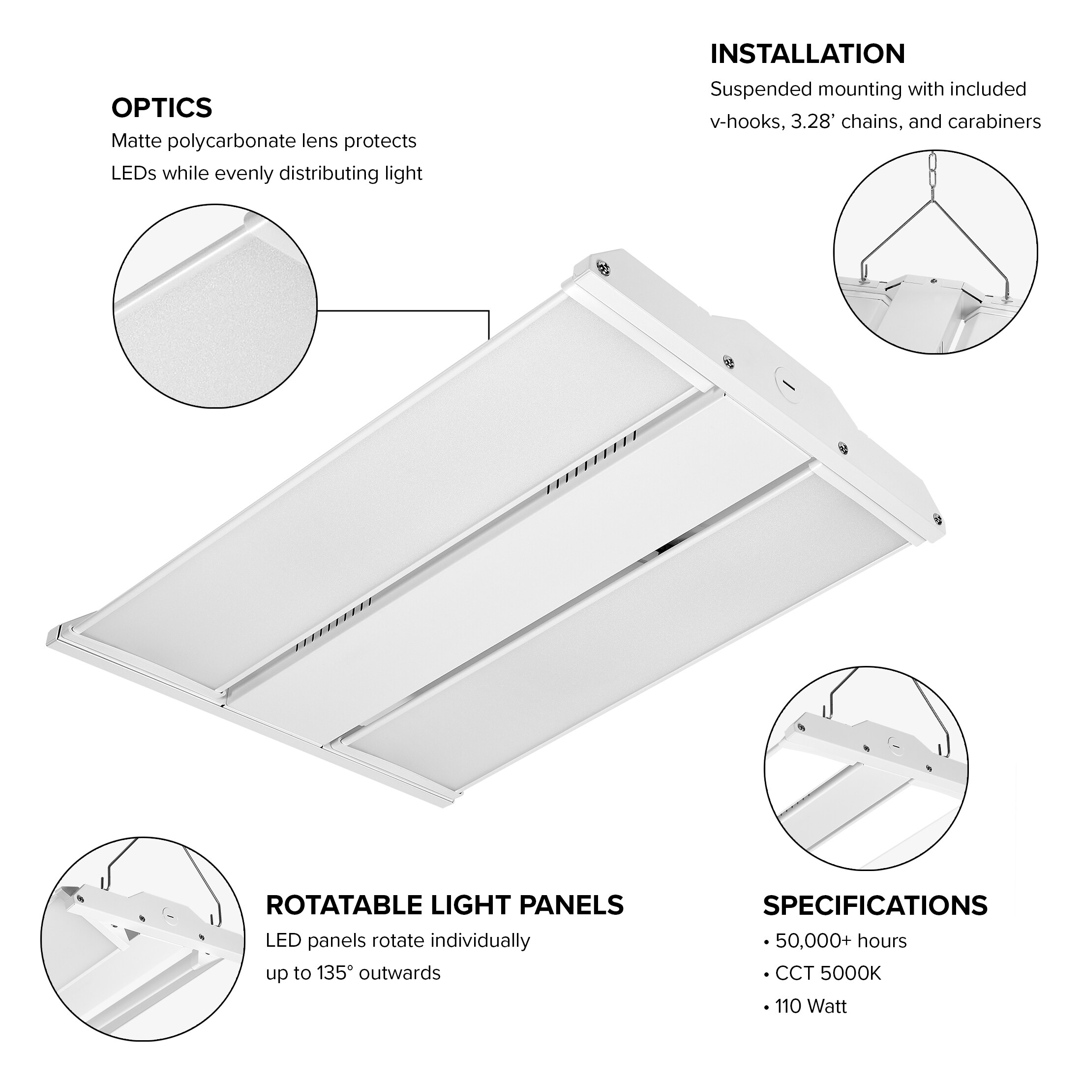 Maxxima MCL-1102412D High-Bay-Lights - View #3