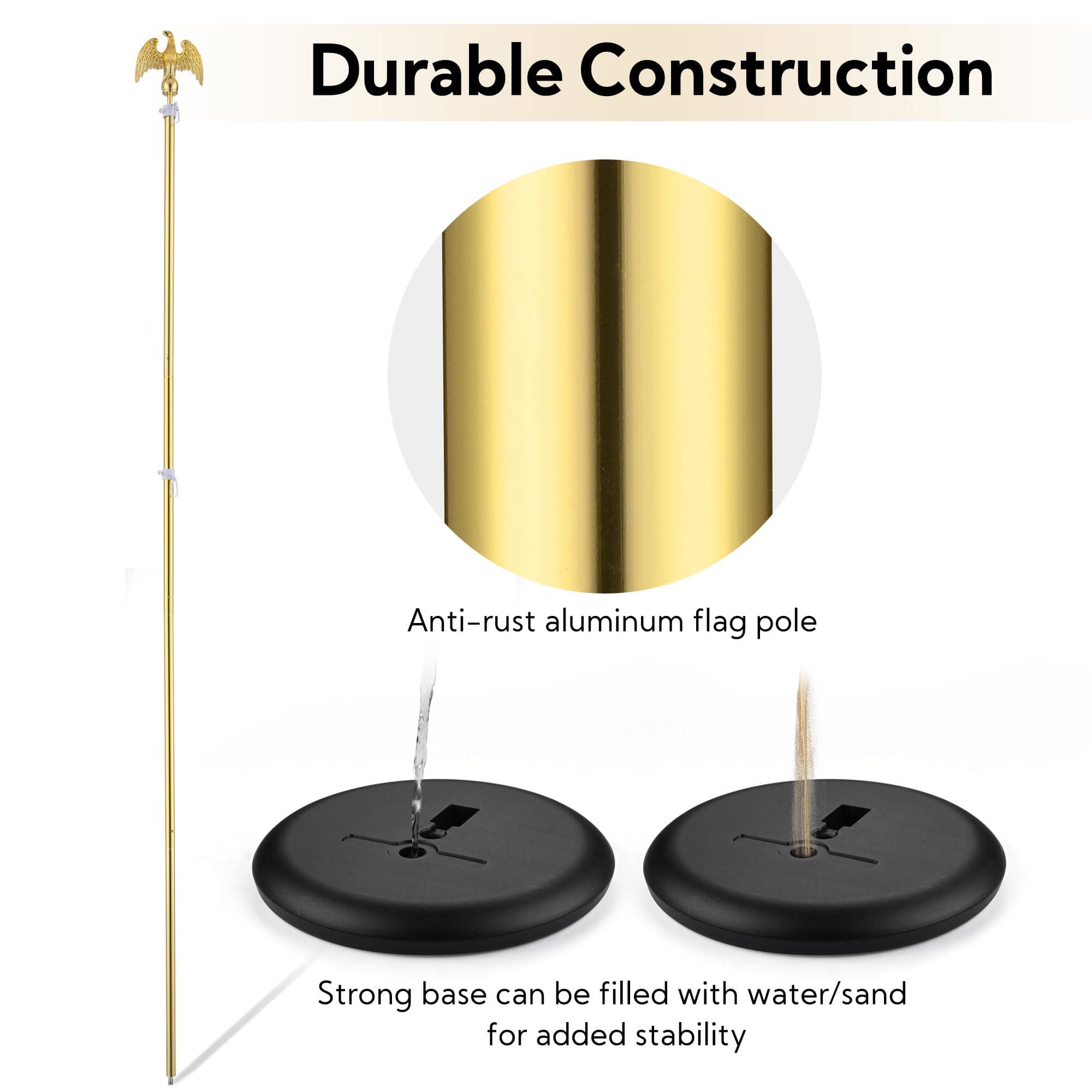 Yescom 22FLP015-8FTG-E-2-LO Flag-Poles - View #5