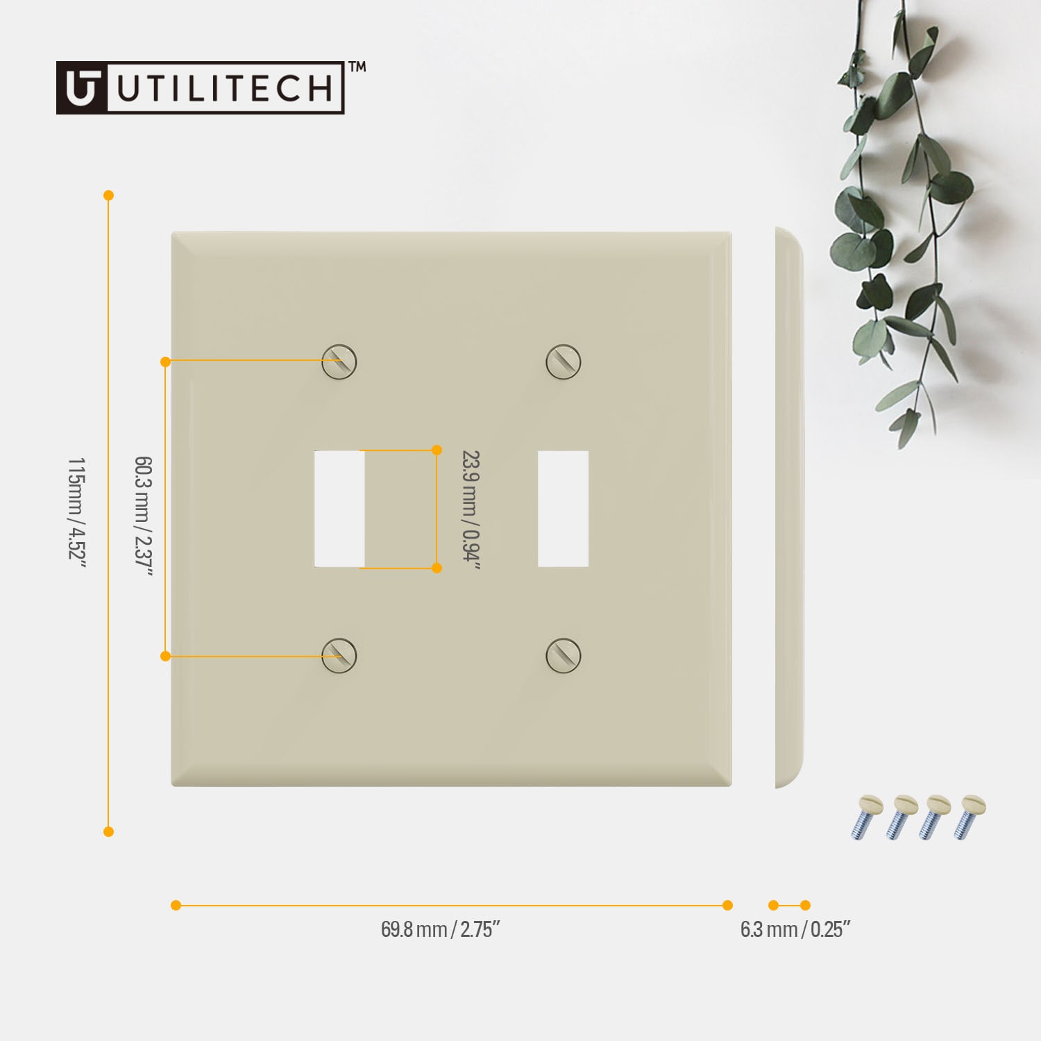 Utilitech 3012-LA10 Electrical-Wall-Plates - View #3