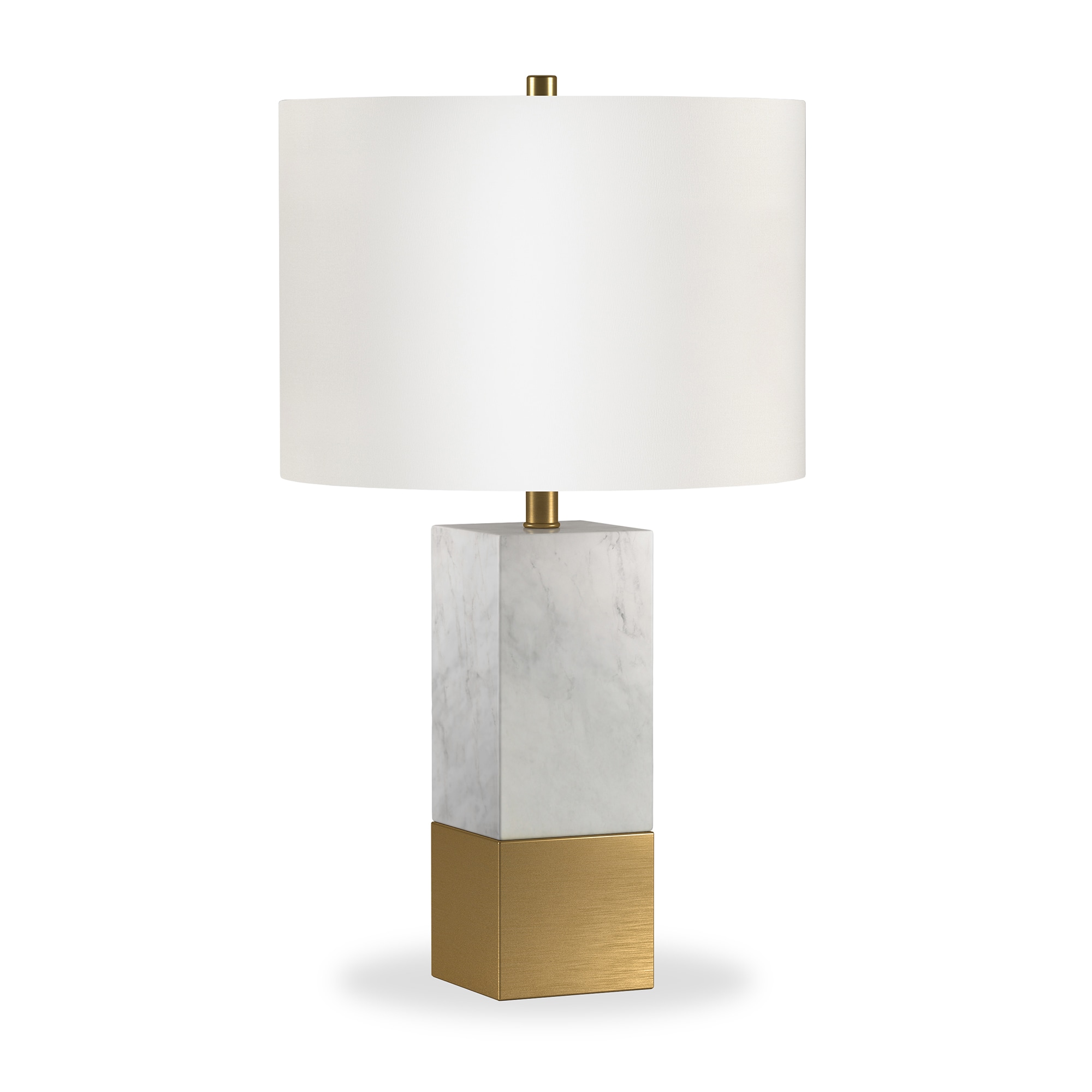 Hailey Home Lena 21 5 In Marble Brass, How To Put A Table Lamp Together