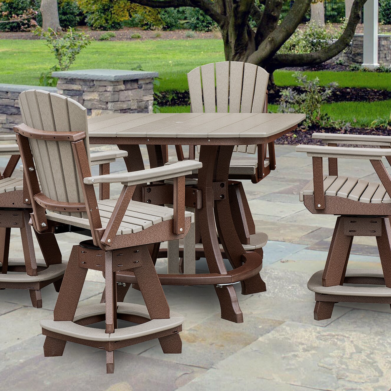 American Furniture Classics 44S-C-WWTB Patio-Tables - View #2