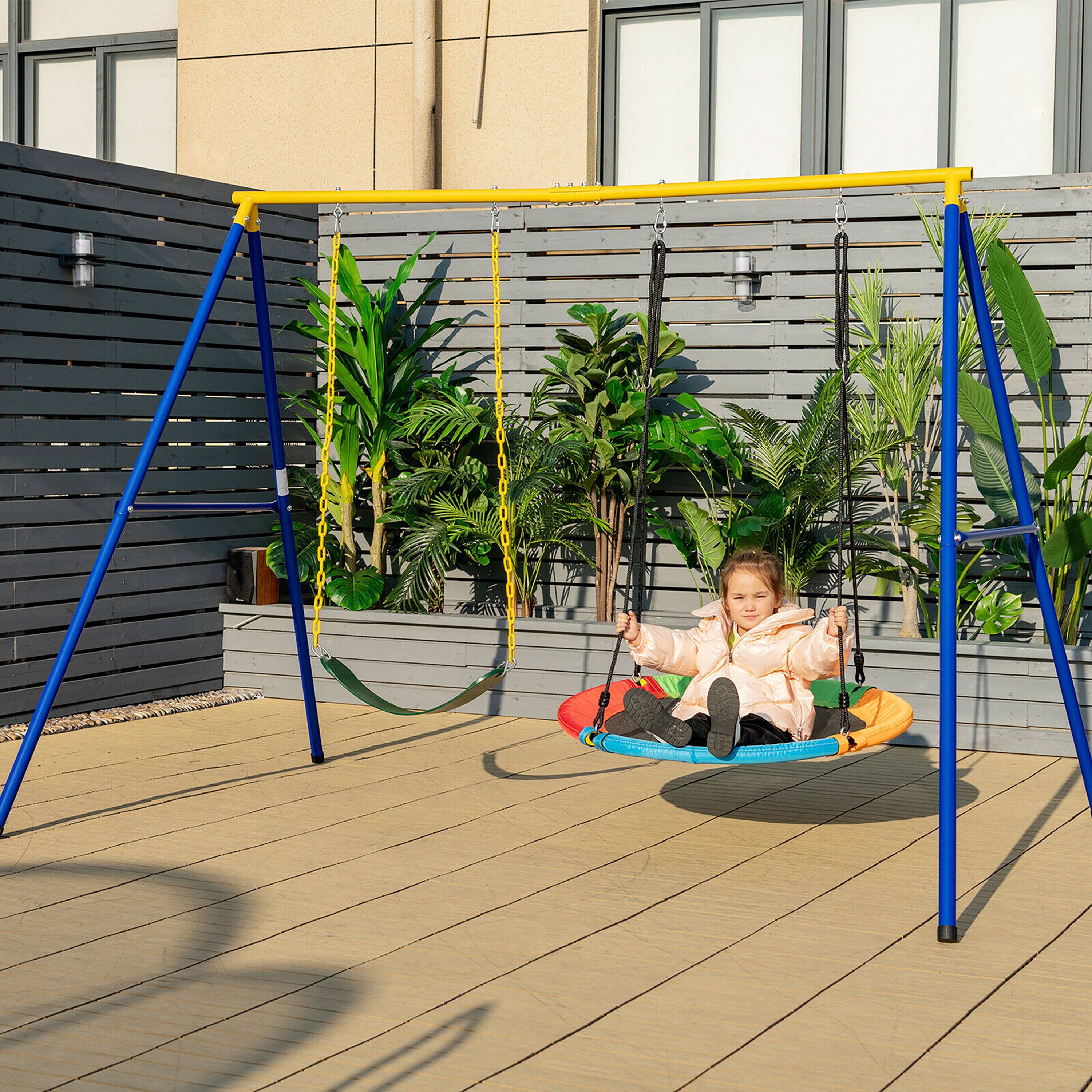 Costway NP10525-A Playset-Swings - View #10