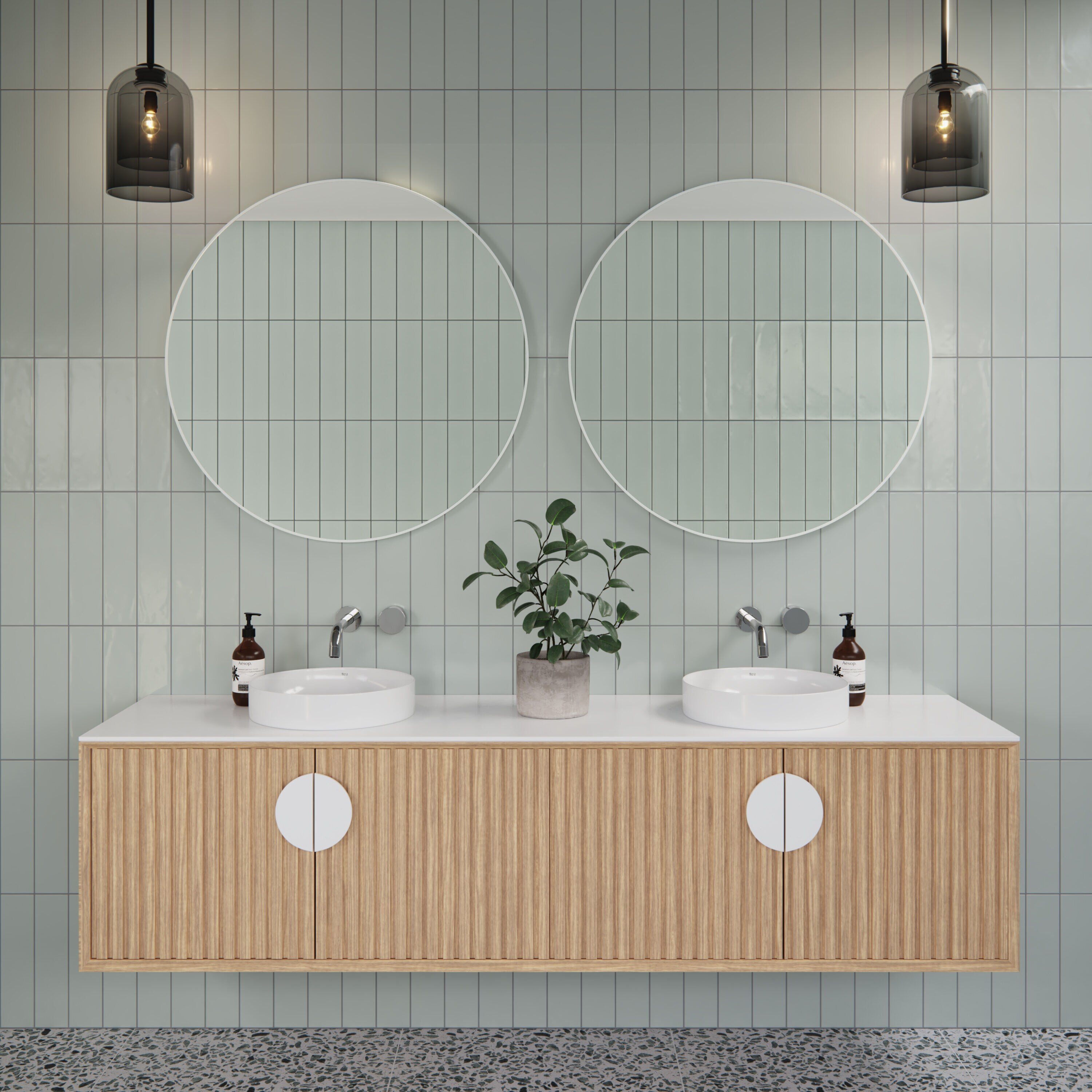 Glass Warehouse MF-R-32-W Decor-Mirrors - View #3