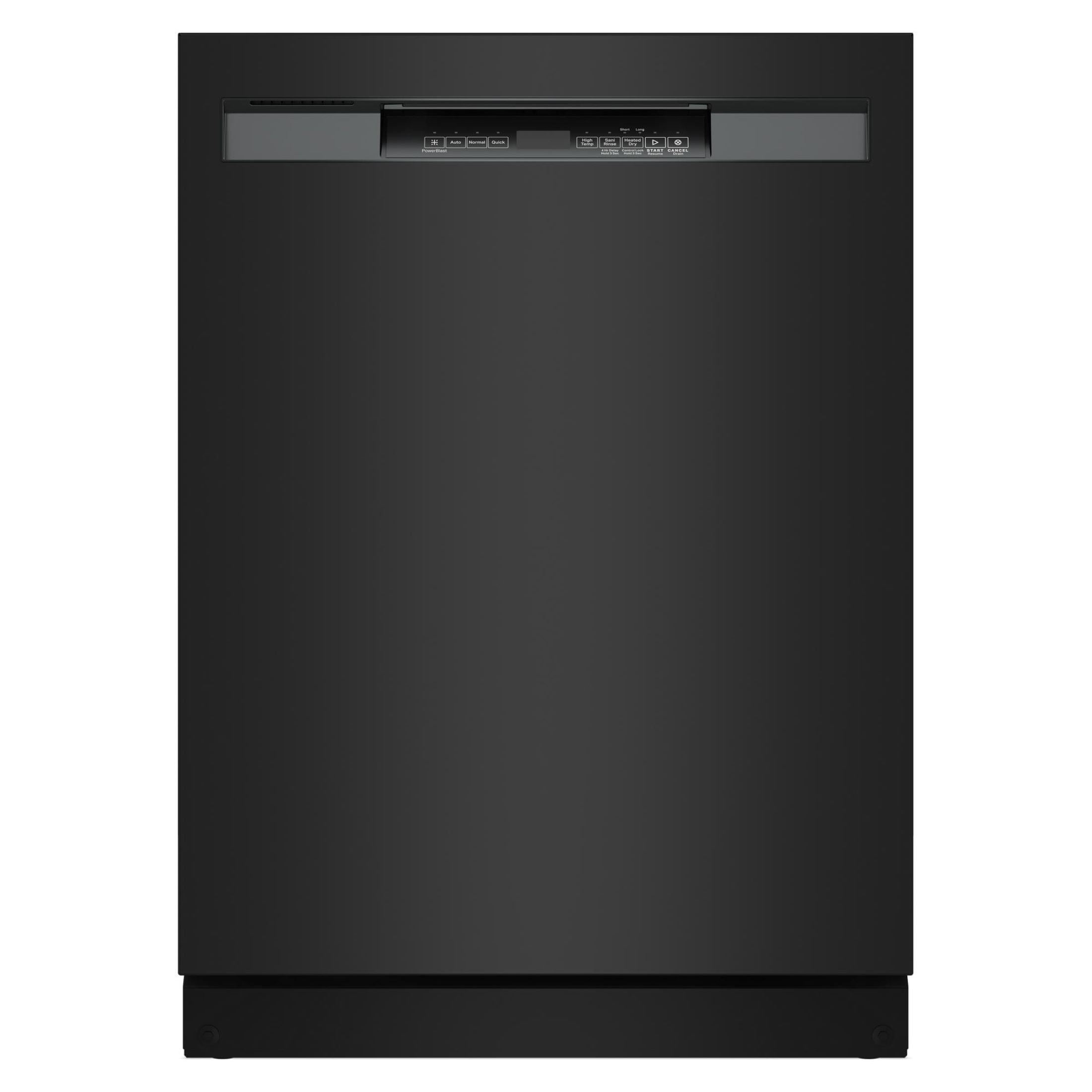 Maytag MDFS3924RB PowerBlast cycle 24-in Top Control Built-in Dishwasher ( Black ) , 50-Decibel Very Quiet Sound Level