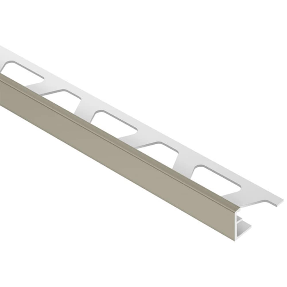 Schluter Systems G100 Jolly-P 0.375-in W x 98.5-in L Grey PVC L-angle Tile Edge Trim