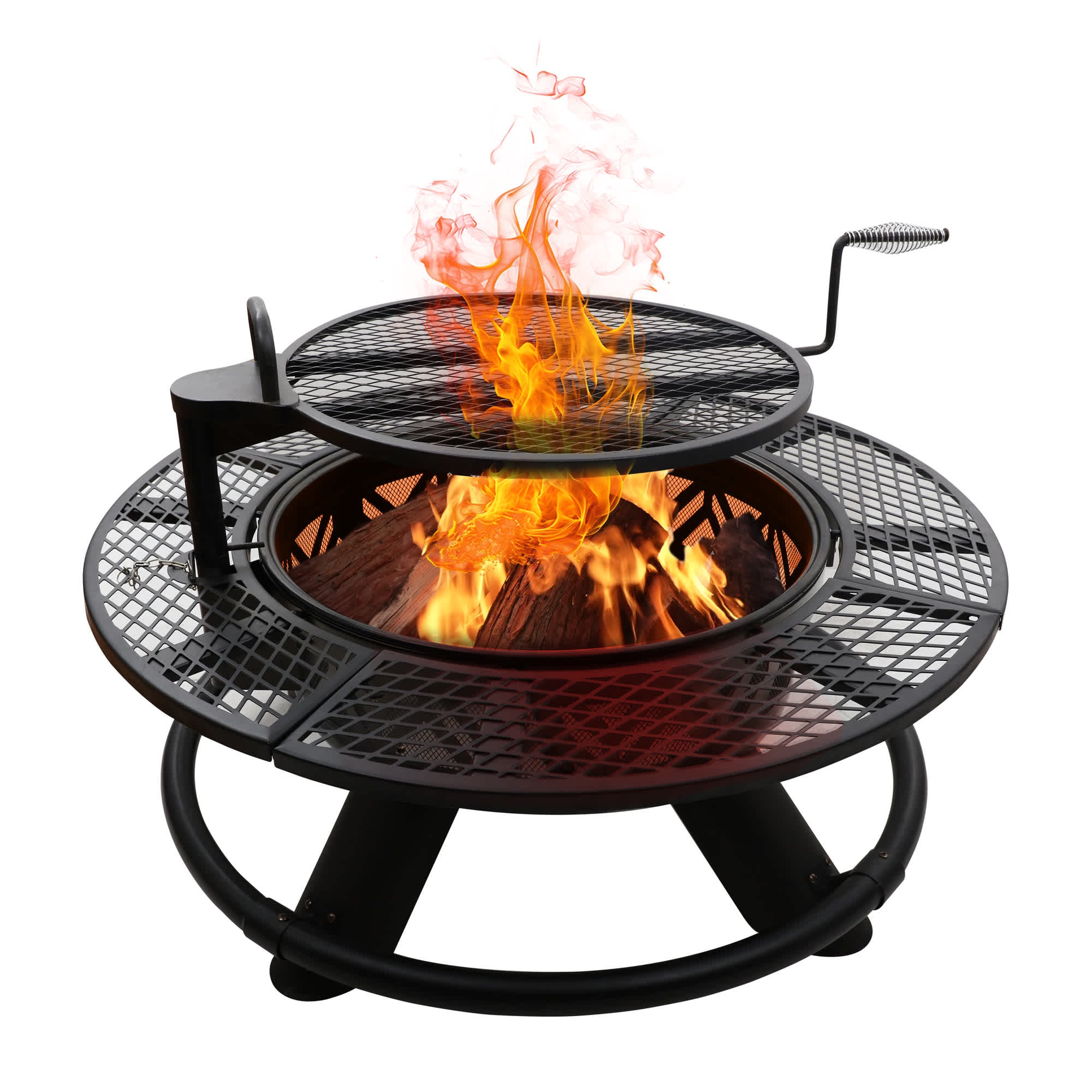 Bestier USLOW-O700711C-BLK Outdoor-Woodburning-Firepits - View #2