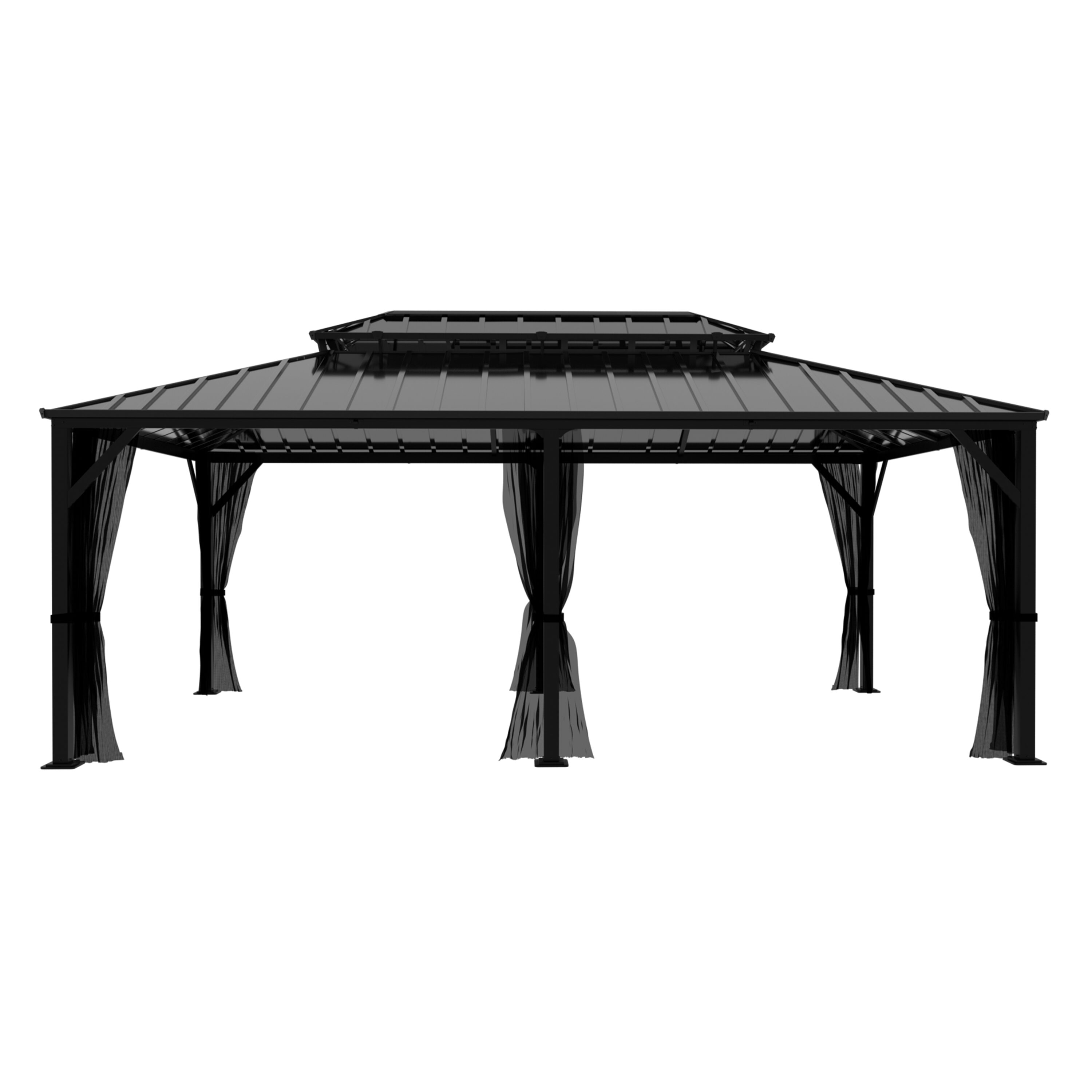 VEIKOUS PG0201-09-D Wood-Resin-Gazebos - View #4