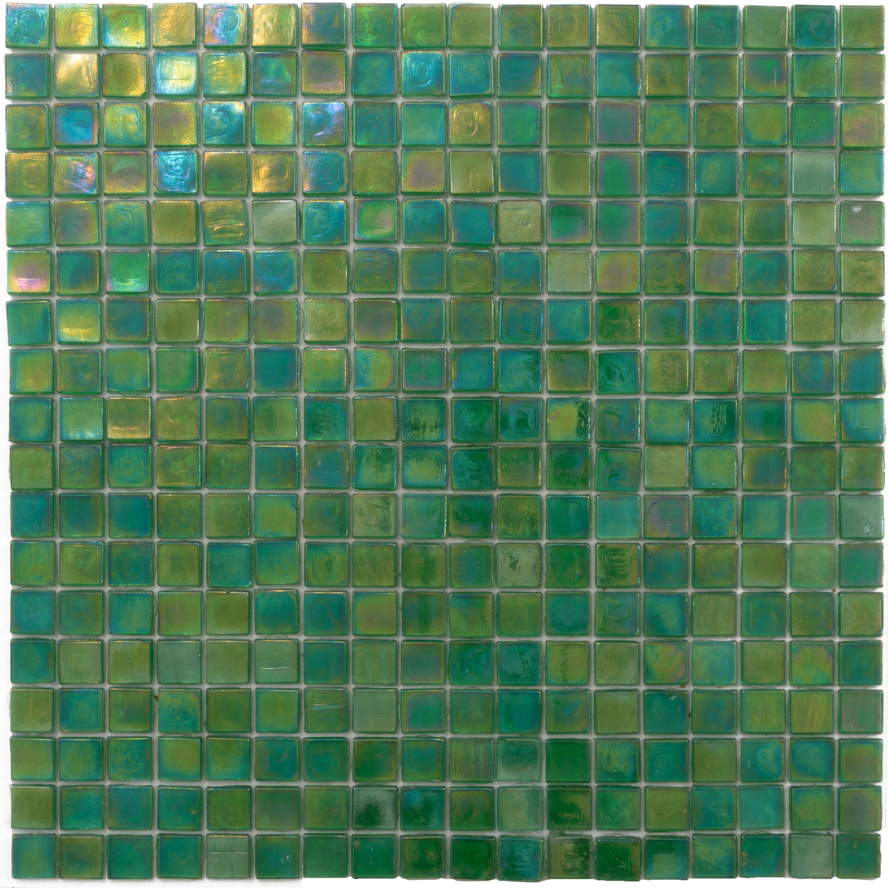 Apollo Tile APLNB88GN442A Skosh Emerald Green 11-1/2-in x 11-1/2-in Glossy Glass Mosaic Floor and Wall Tile (18.69-sq. ft/ Carton)