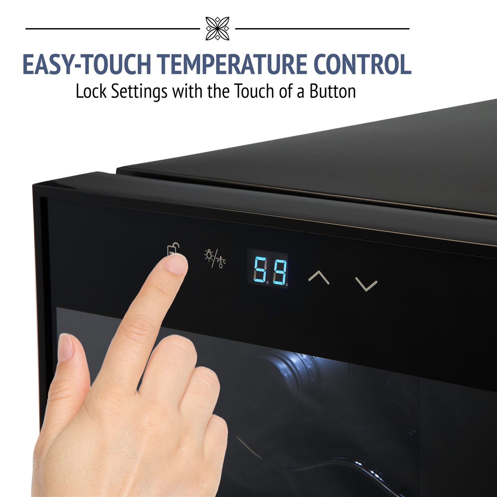 Ivation 12 Bottle Thermoelectric Wine Cooler