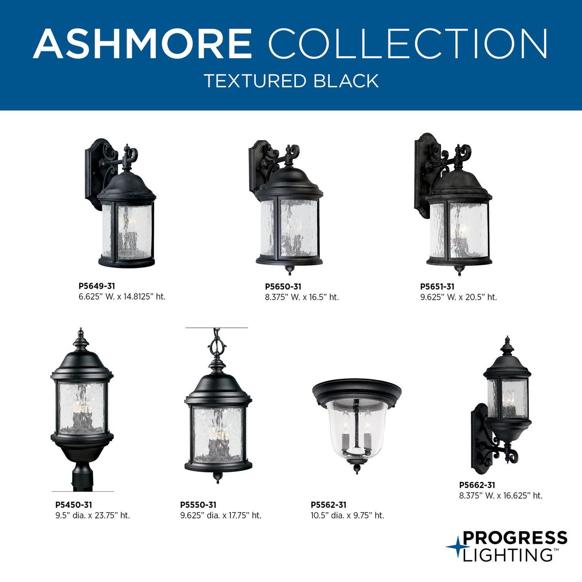 Progress Lighting Ashmore 2-light 10.5-in Antique Bronze Indoor Outdoor 