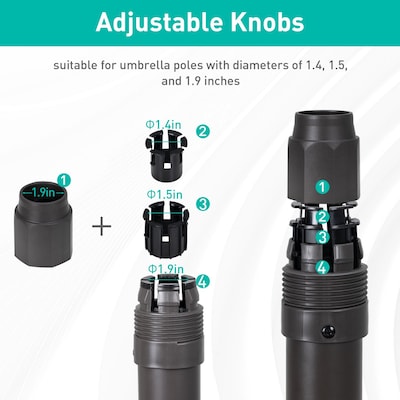 Aoodor A320-PBNBN Umbrella-Bases - View #9