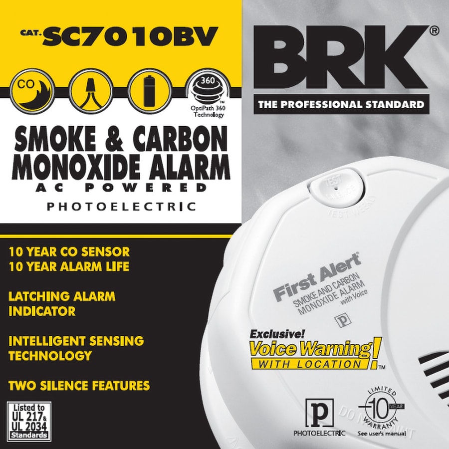 First Alert Carbon Monoxide and Smoke Detector (Combo Pack) - SCO403  (1039879)