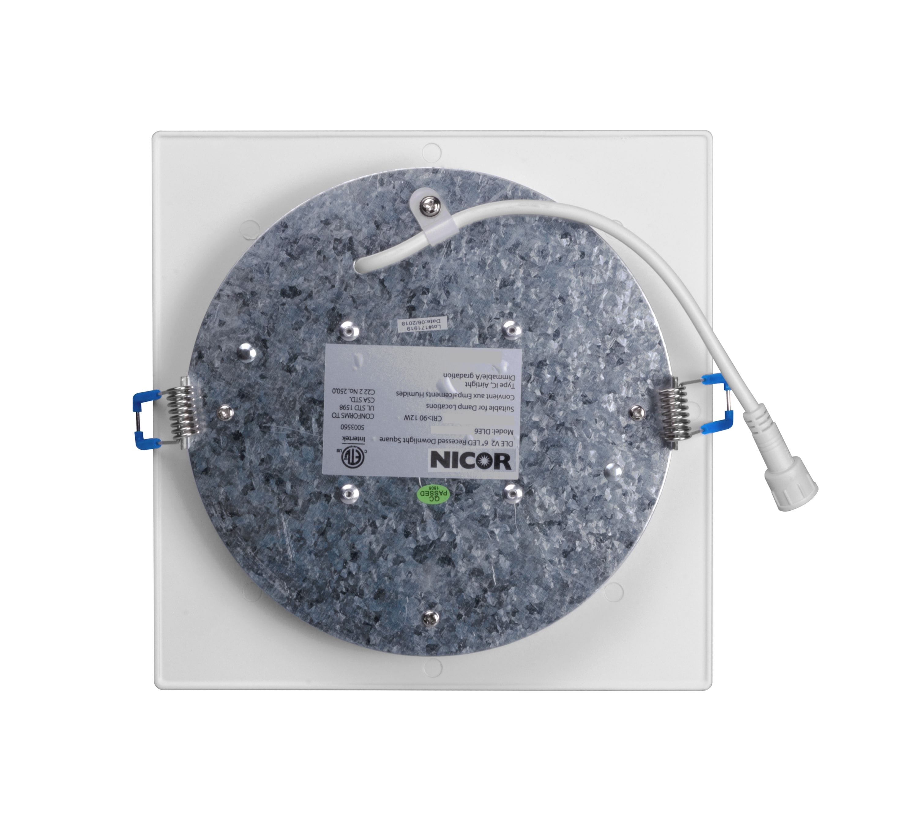 Nicor Lighting DLE621202KSQAC Led-Retrofit-Downlight - View #9