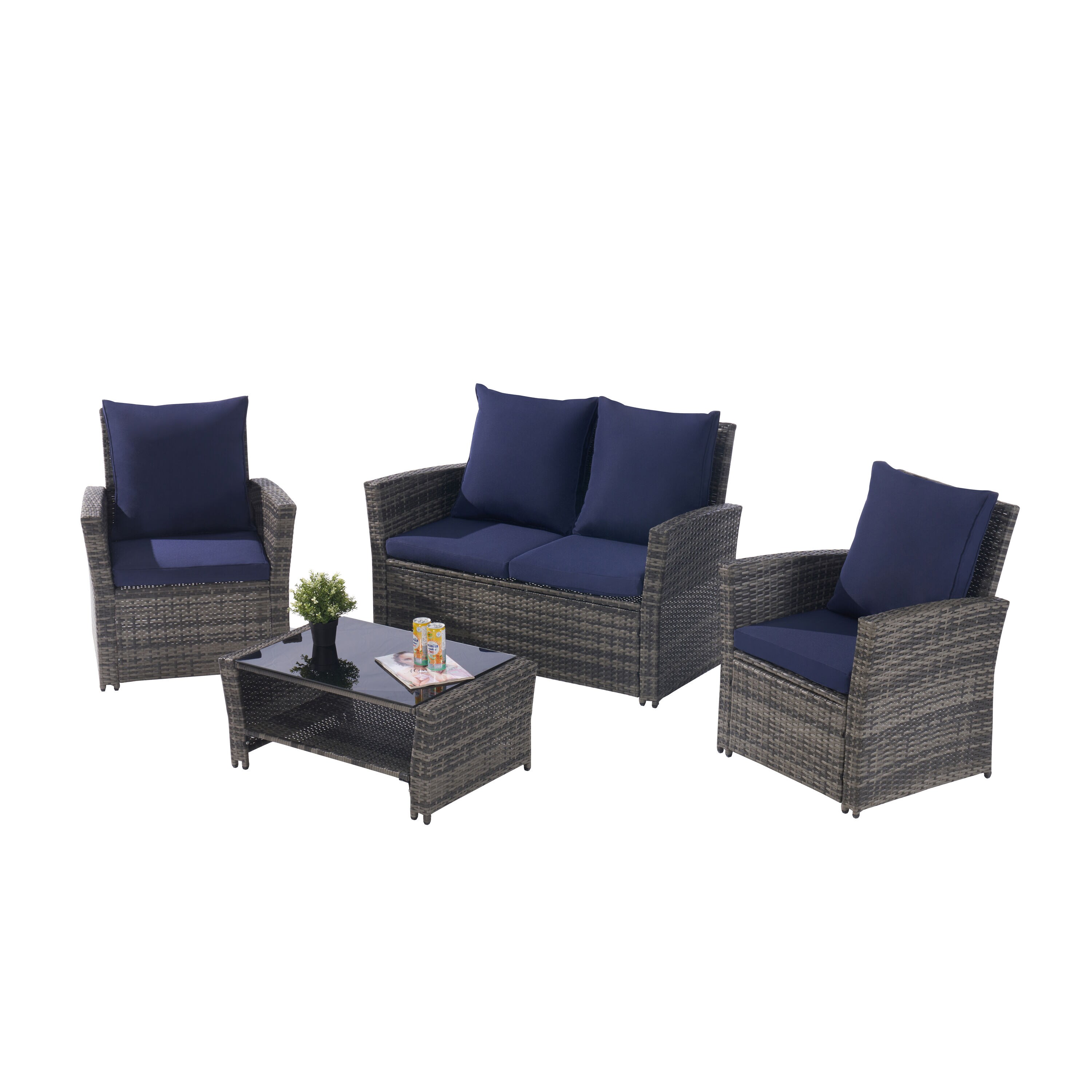AHIOU HOME ZAAHG-P146983SF Patio-Conversation-Sets - View #3