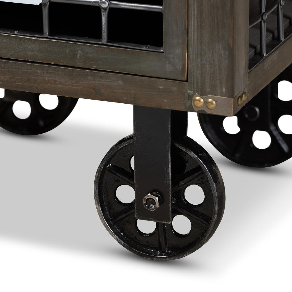 Baxton Studio 162-10515-LW Indoor-Ottomans - View #6