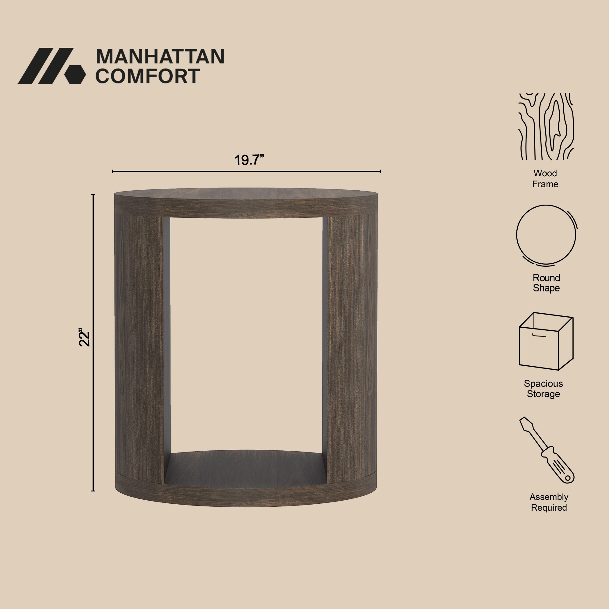 Manhattan Comfort ET1833-3 End-Tables - View #4