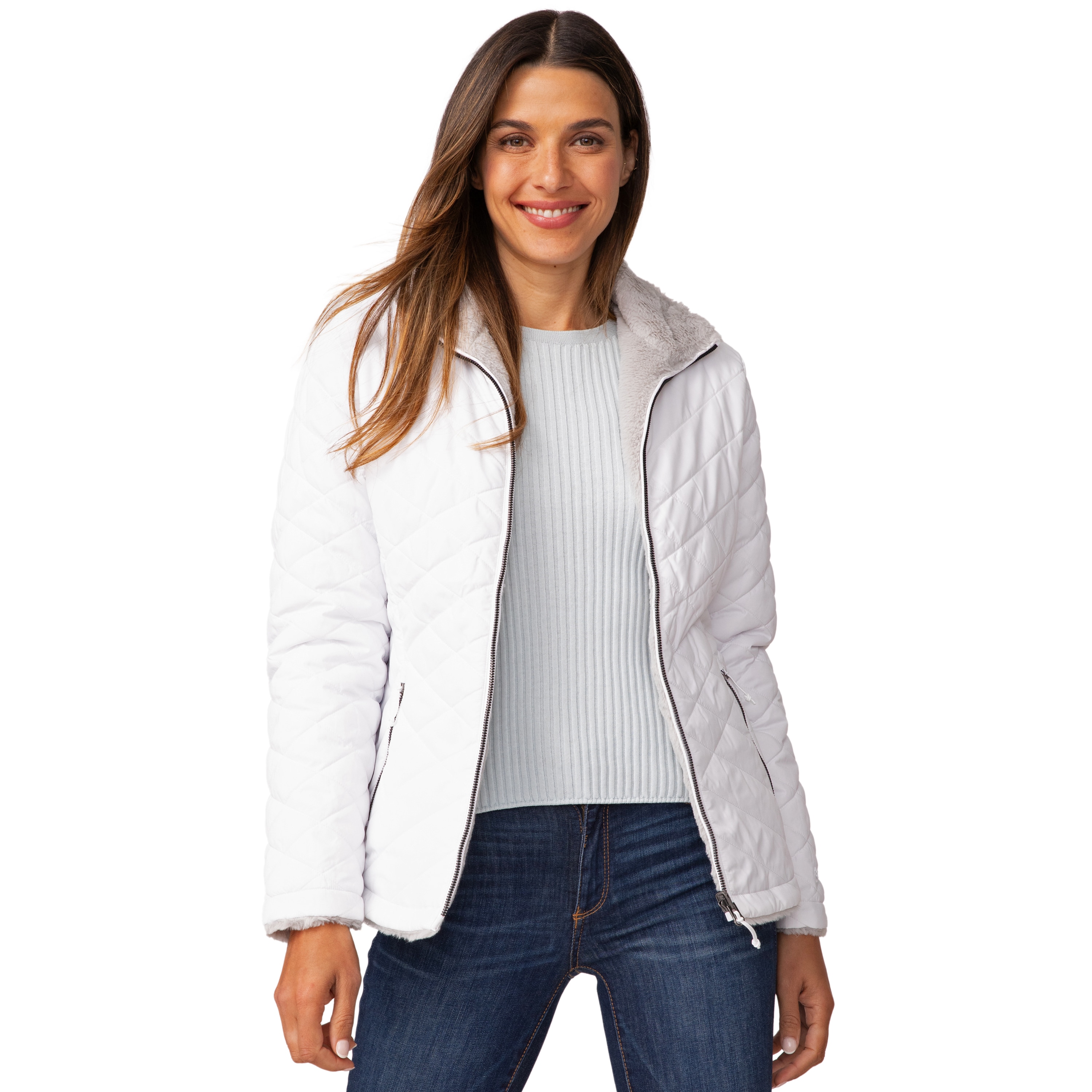 Free Country 87LOF4512RWHITE M Jackets-Coats - View #5