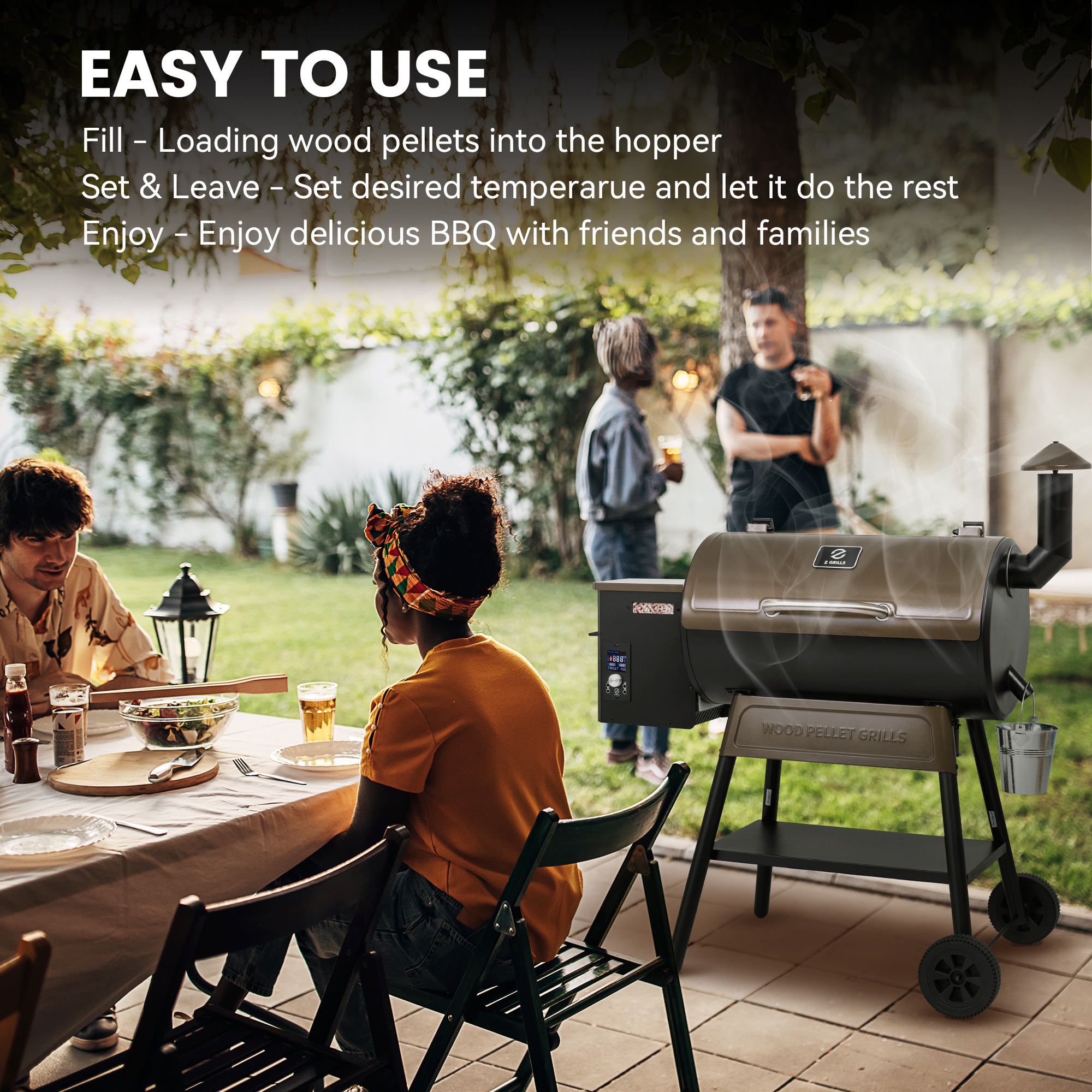 Z GRILLS ZPG-550B4 Pellet-Grills - View #9