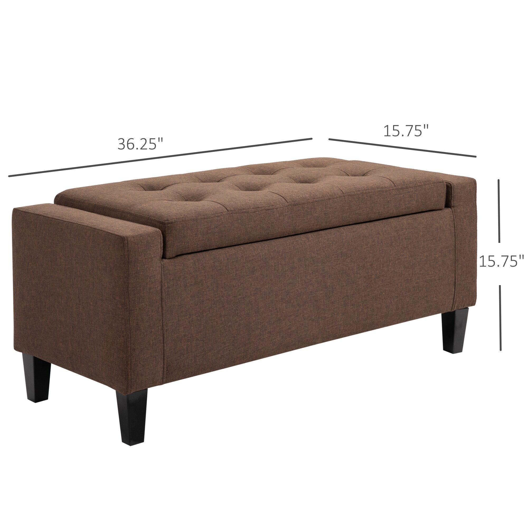 HomCom 838-022V80BN bench - View #3