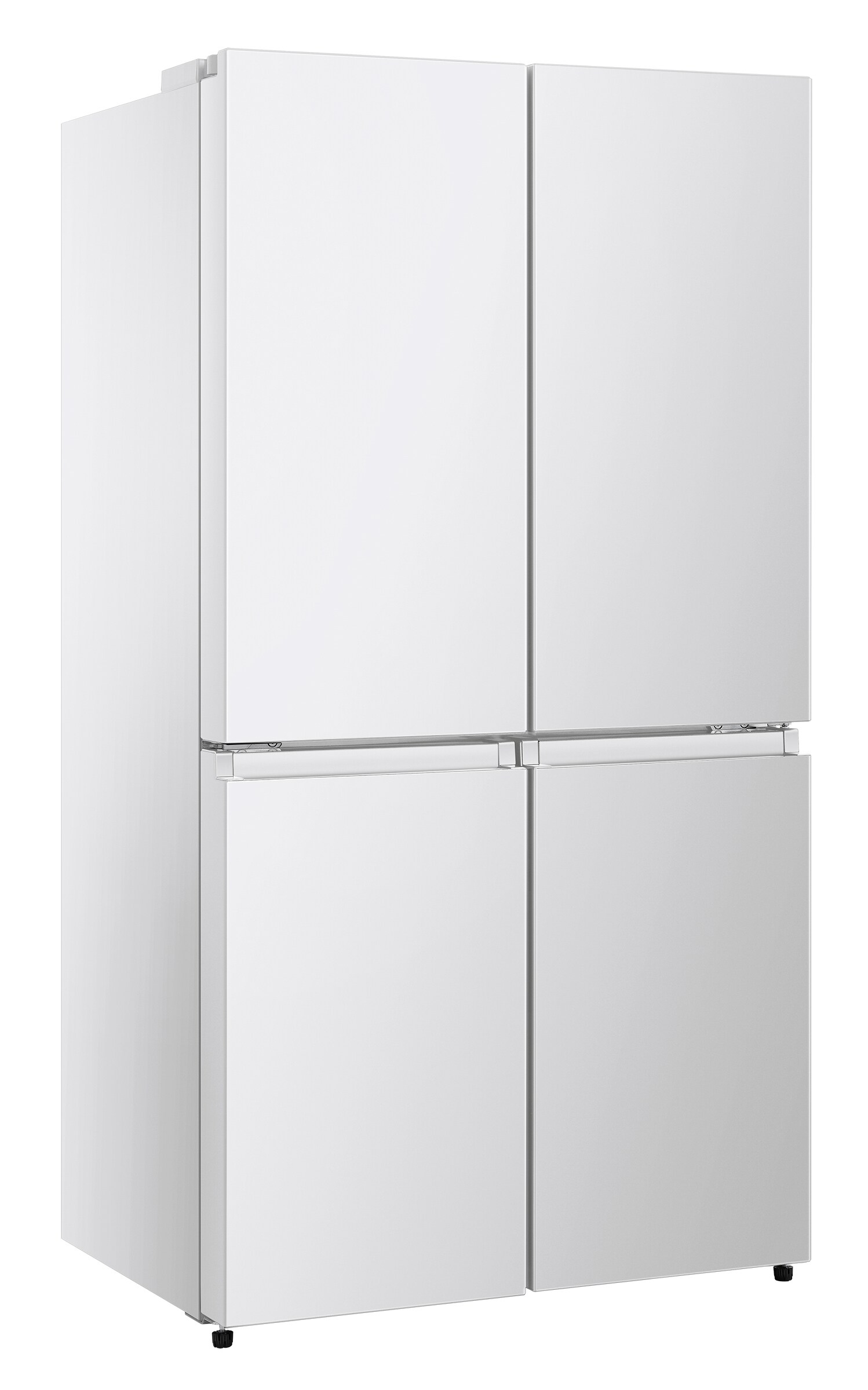 Hisense 21.6-cu ft 4-Door Counter-depth French Door Refrigerator with Ice  Maker (White) at