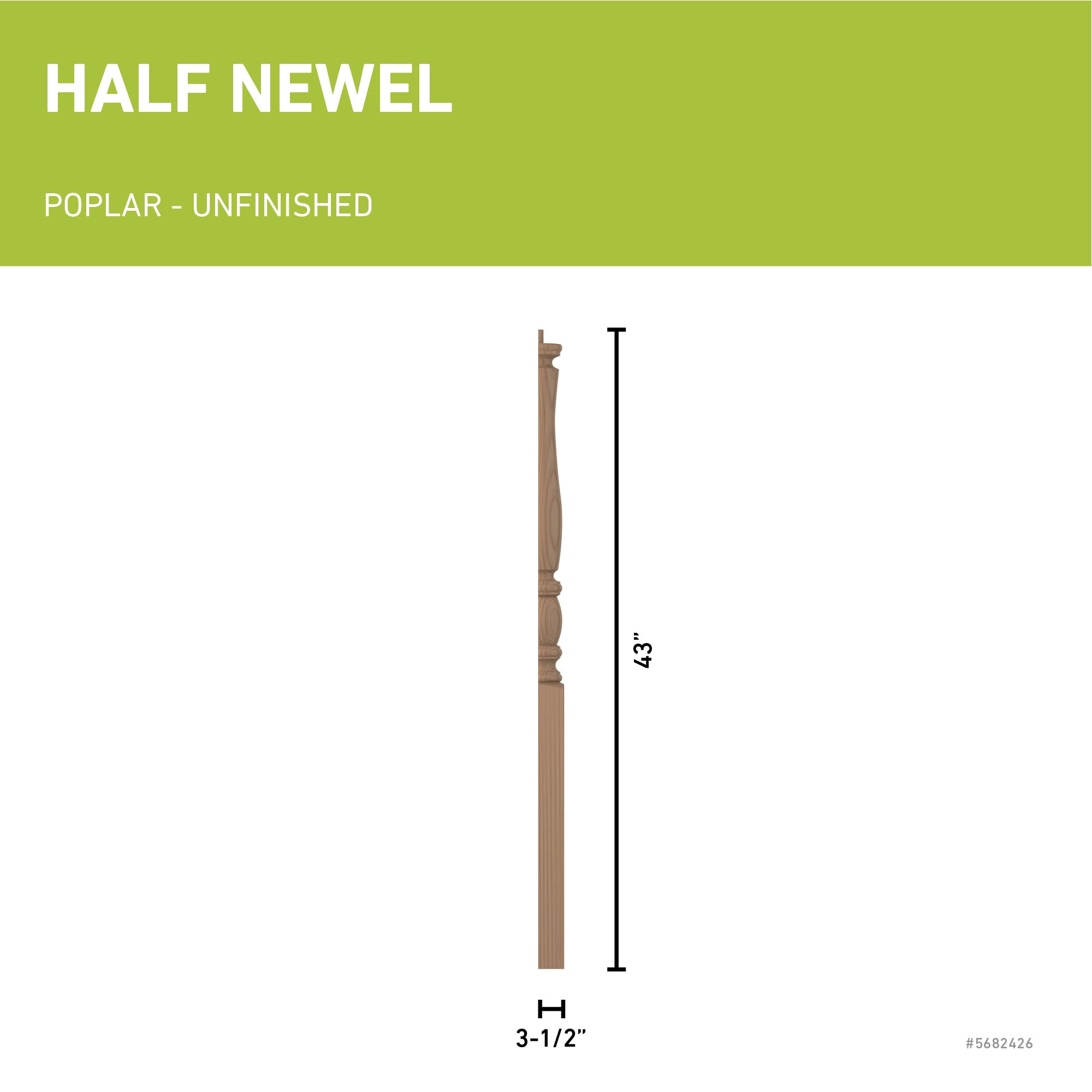 L.J. Smith Stair Systems LJP-3310 1-2-P Interior-Stairpart-Newel-Posts - View #3