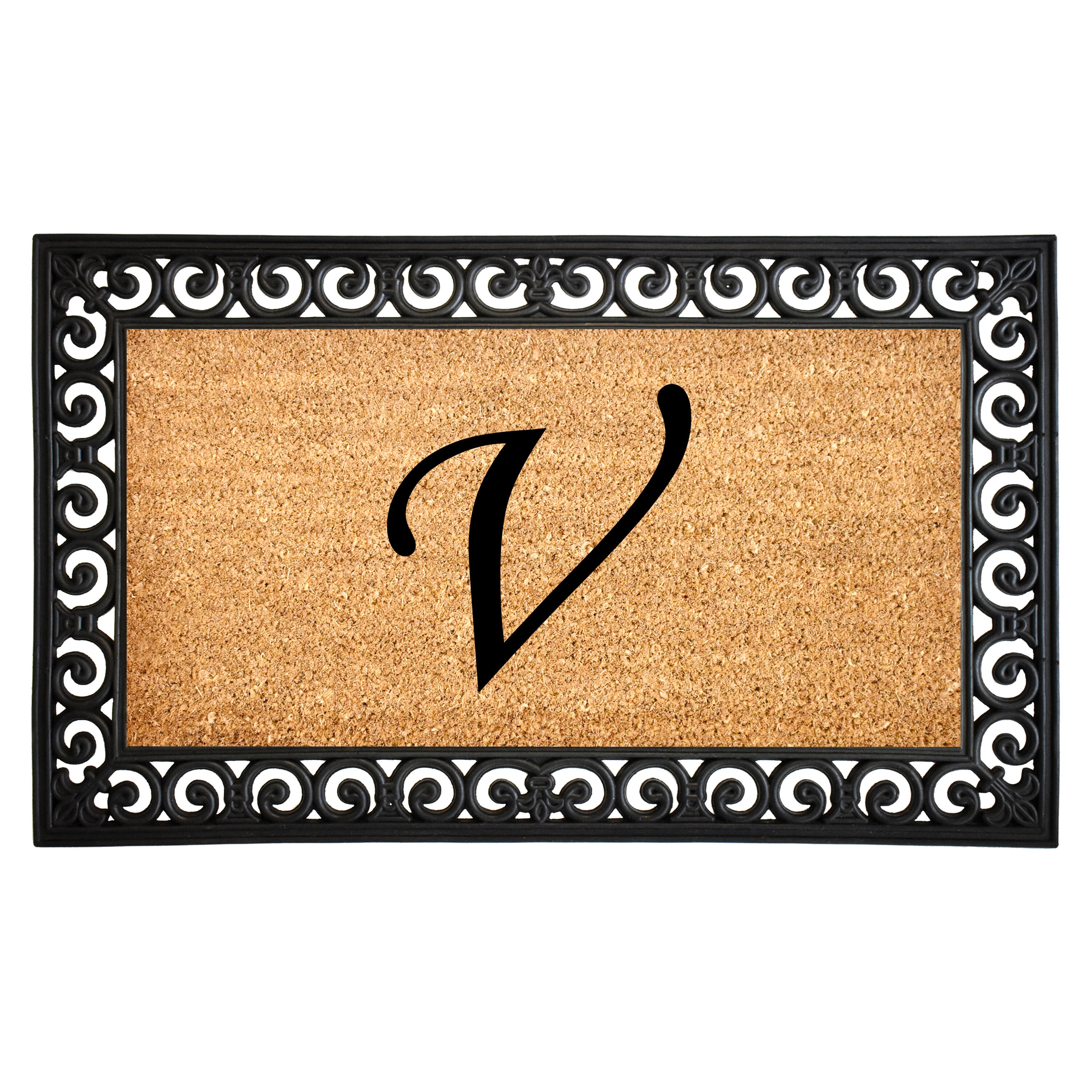 Callowaymills 104132436V 2-ft x 3-ft Multi Coir/Rubber Rectangular Indoor or outdoor Decorative Door mat