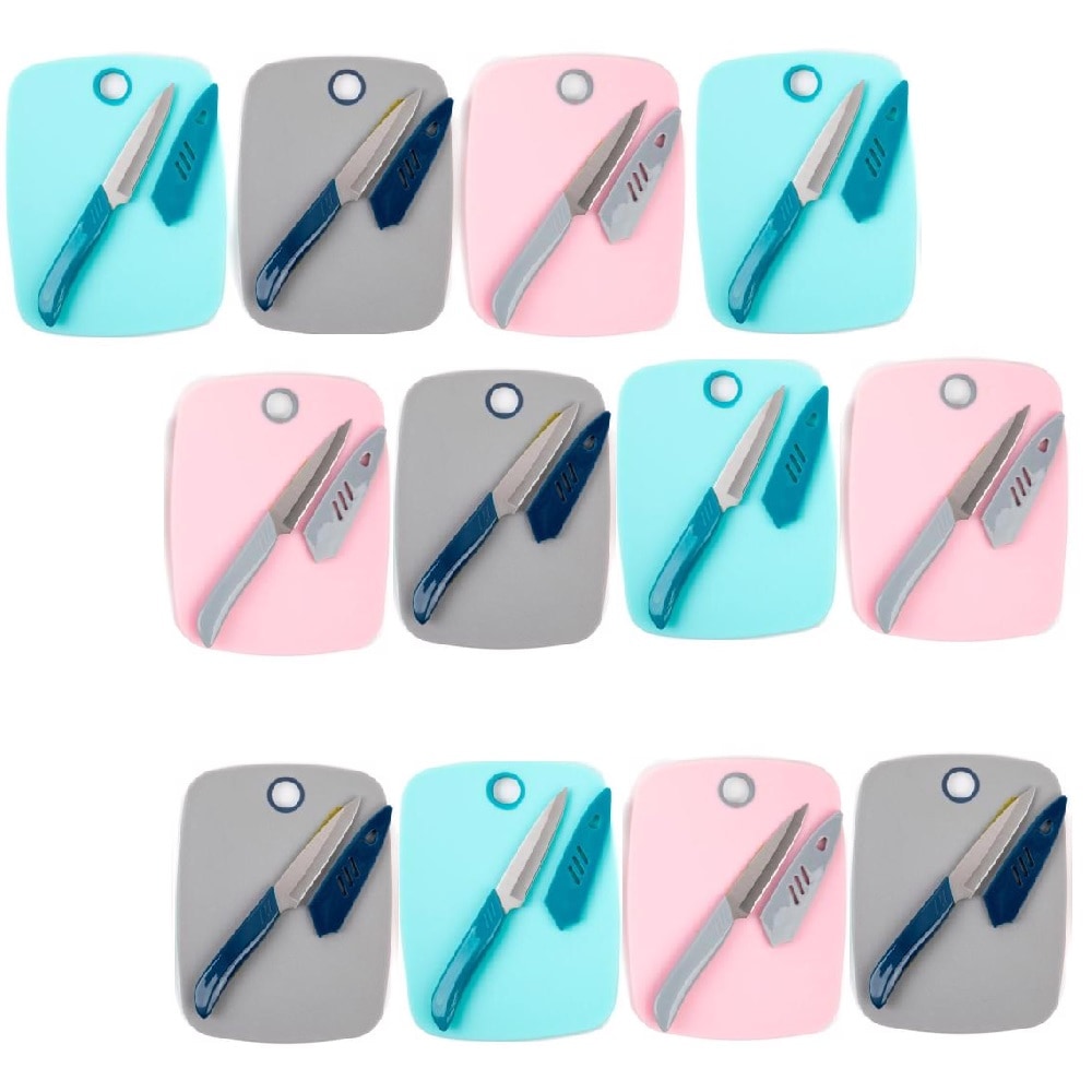 Core Kitchen Grip Strip Plastic Cutting Board Set Pack of 12 #DBCCDU30607
