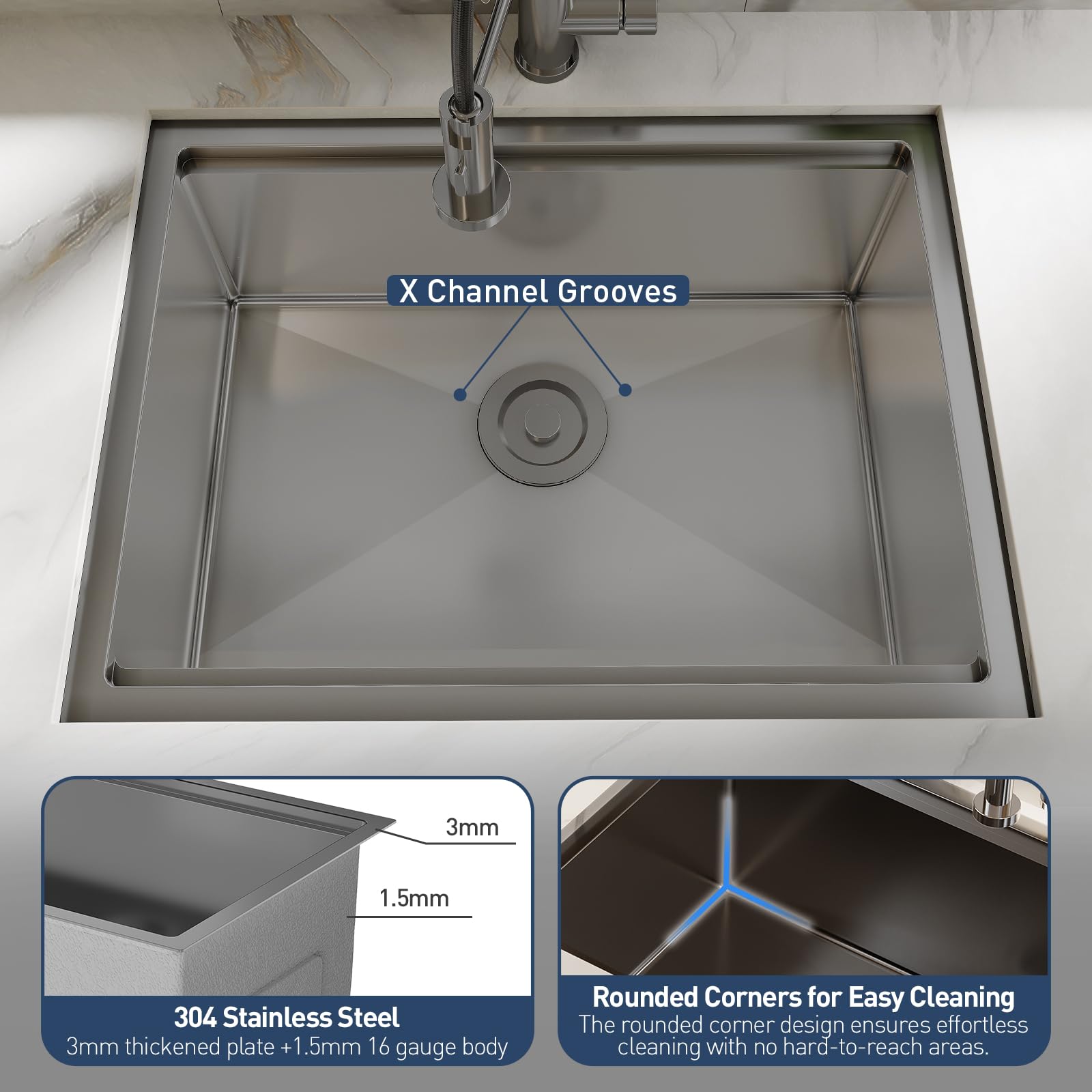 Garvee CPO-BLOF0UFBAMC3X Kitchen-Sinks - View #7