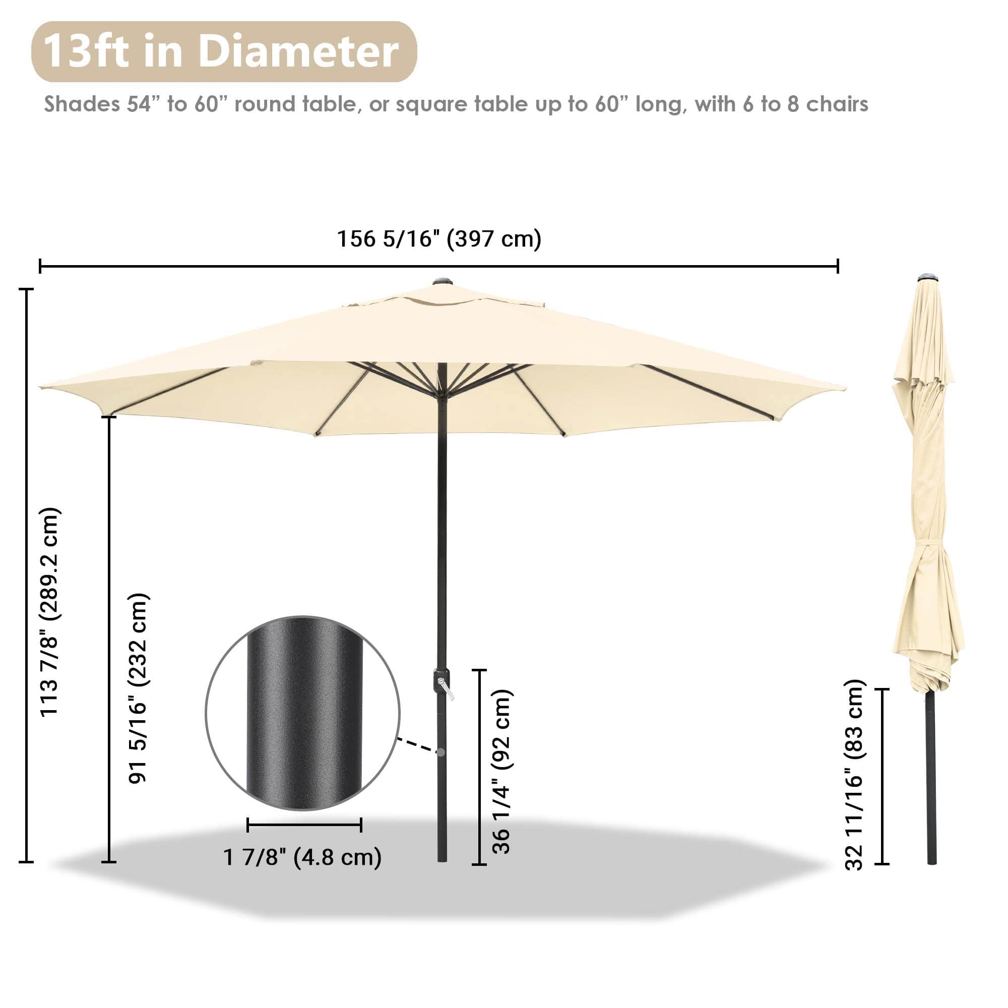 Yescom 07UMB016-13SS-01-LO Indoor-Umbrella-Stands - View #4