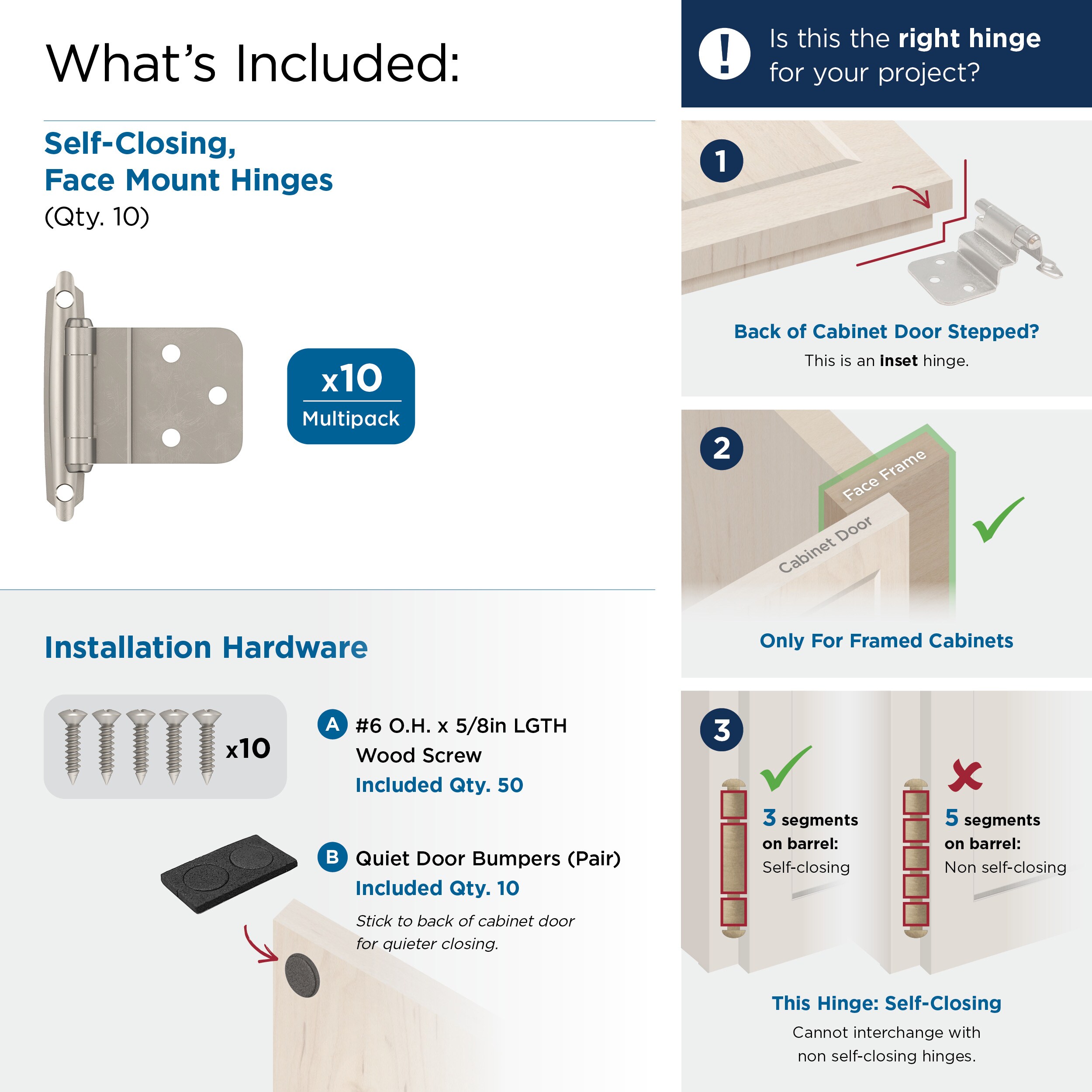 Amerock 1887611 Cabinet-Hinges - View #5