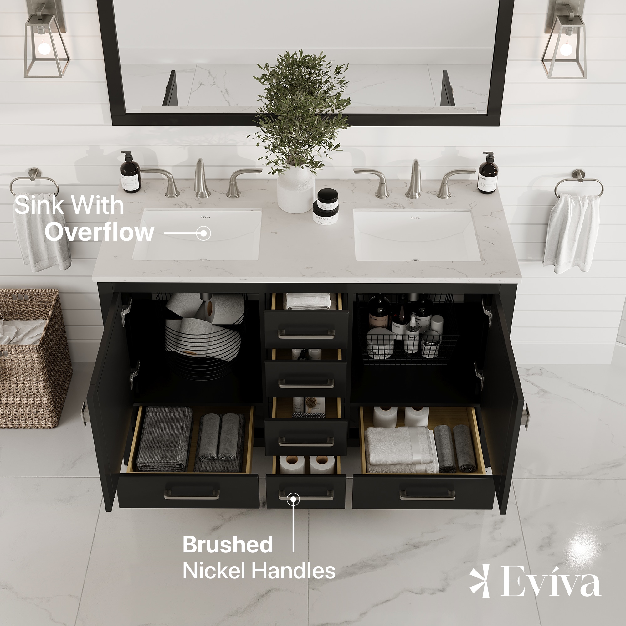 Eviva EVVN412-48ES-DS-Q Bath-Vanity-Combo - View #3