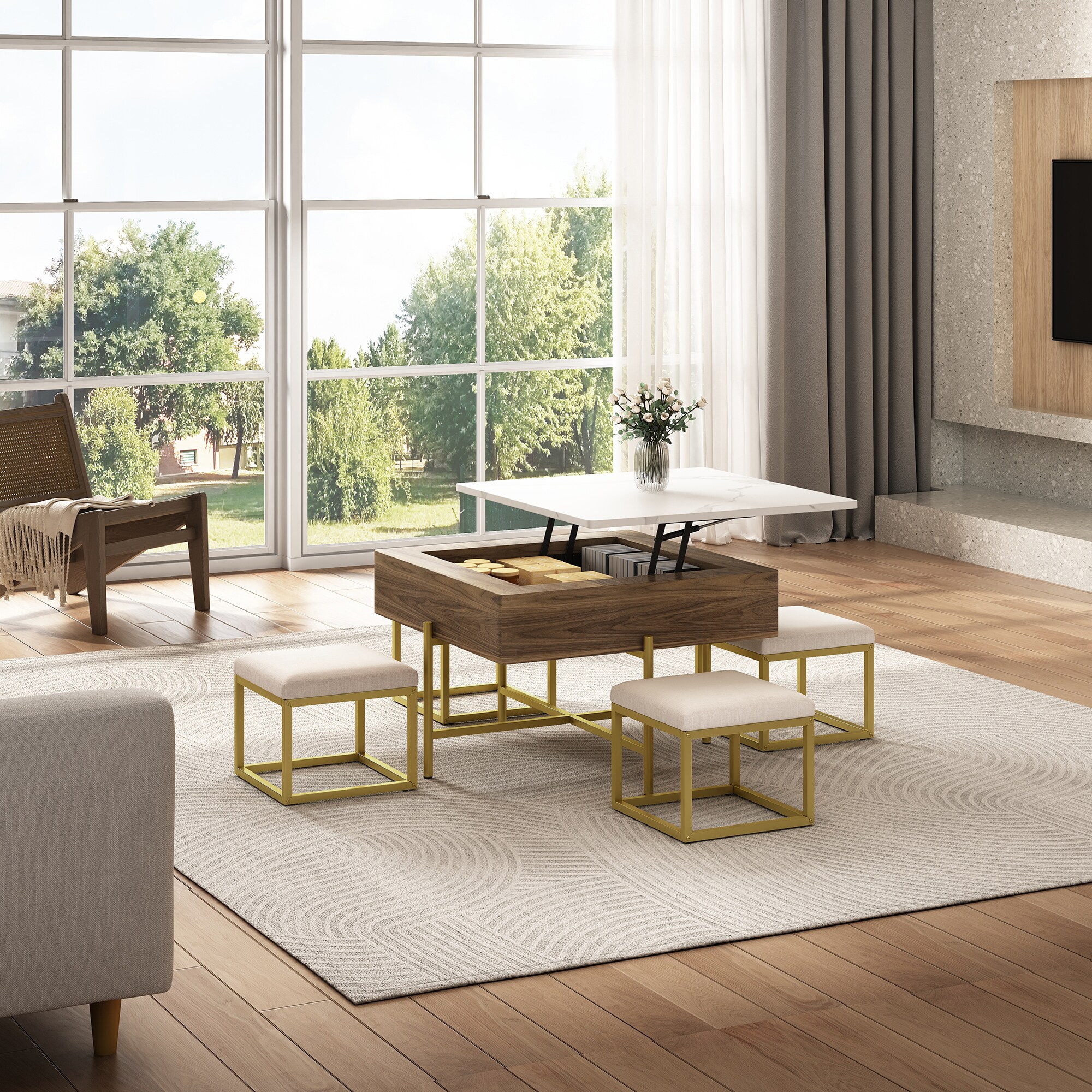 ModernLuxe L3P-CH192954AAK Coffee-Tables - View #3
